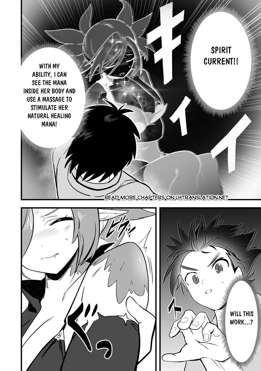 Isekai Harem Massage Kami no Shiatsu de Nayameru Monster Musume-tachi o Momihogusu! Chapter 4 page 11