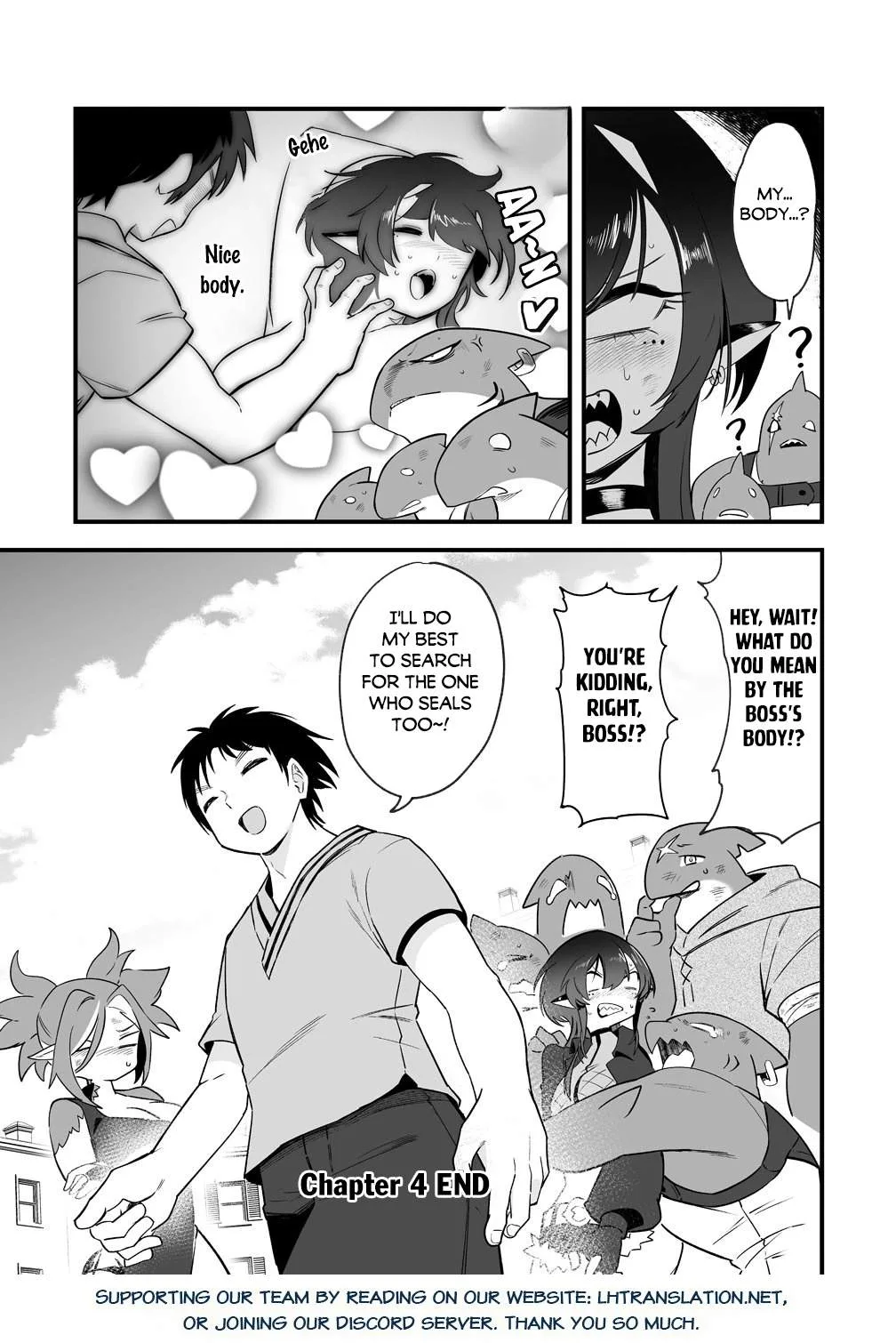 Isekai Harem Massage Kami no Shiatsu de Nayameru Monster Musume-tachi o Momihogusu! Chapter 4 page 34