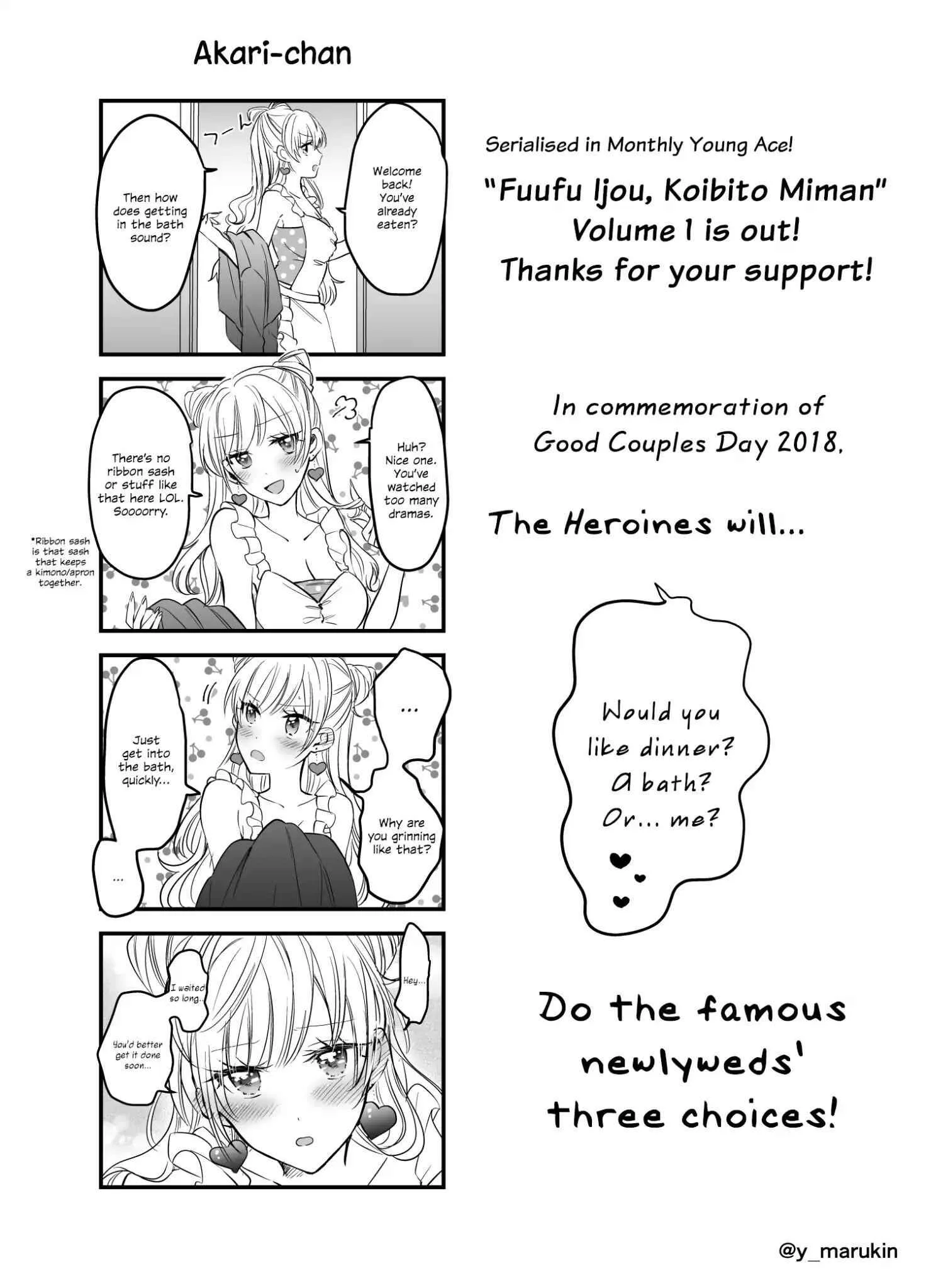 Fuufu Ijou, Koibito Miman Chapter 3.5 page 3