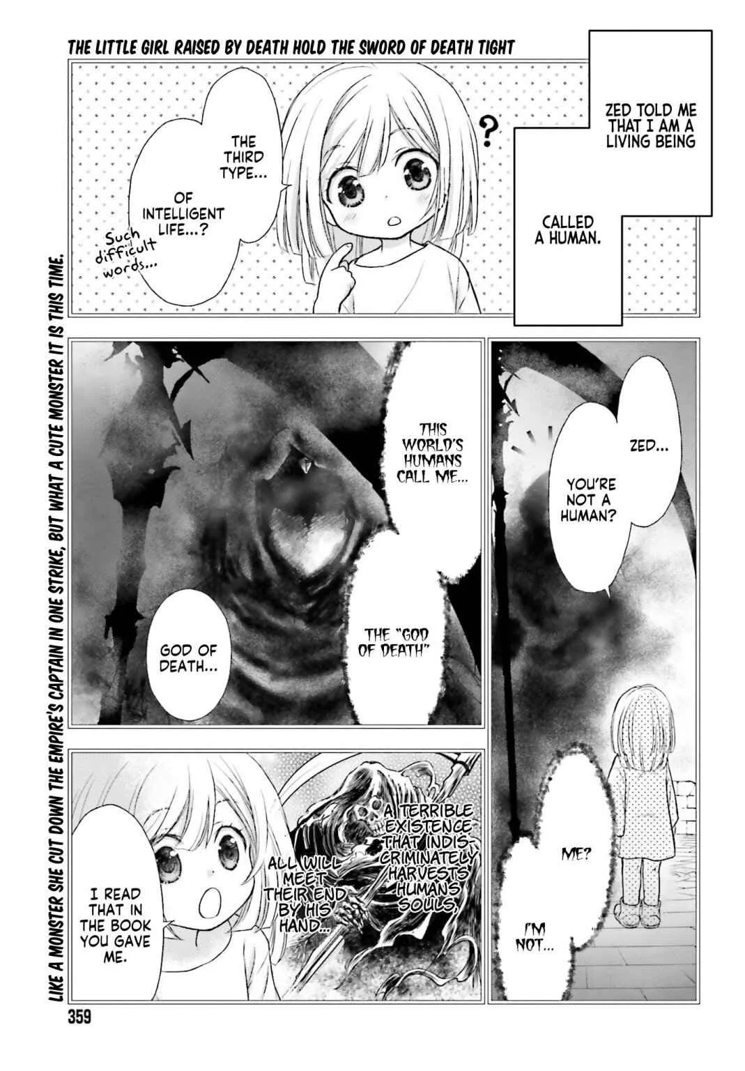 The Little Girl Raised by Death Holds the Sword of Death Tightly Chapter 2 page 2
