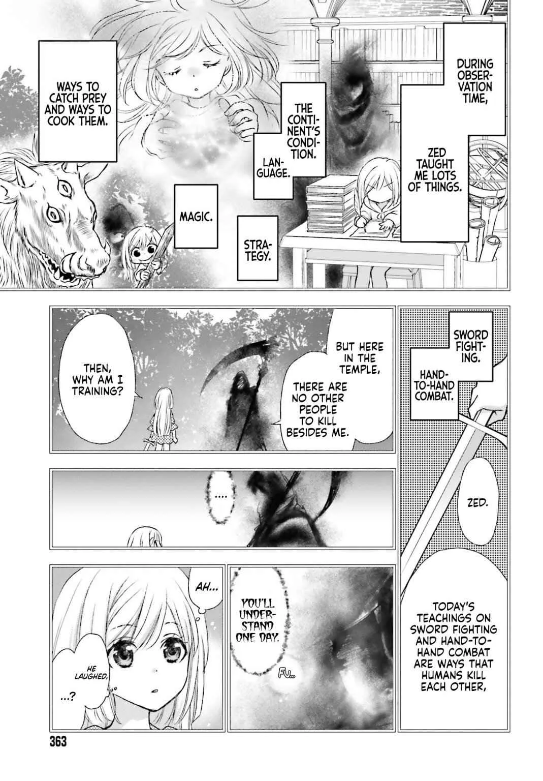 The Little Girl Raised by Death Holds the Sword of Death Tightly Chapter 2 page 6