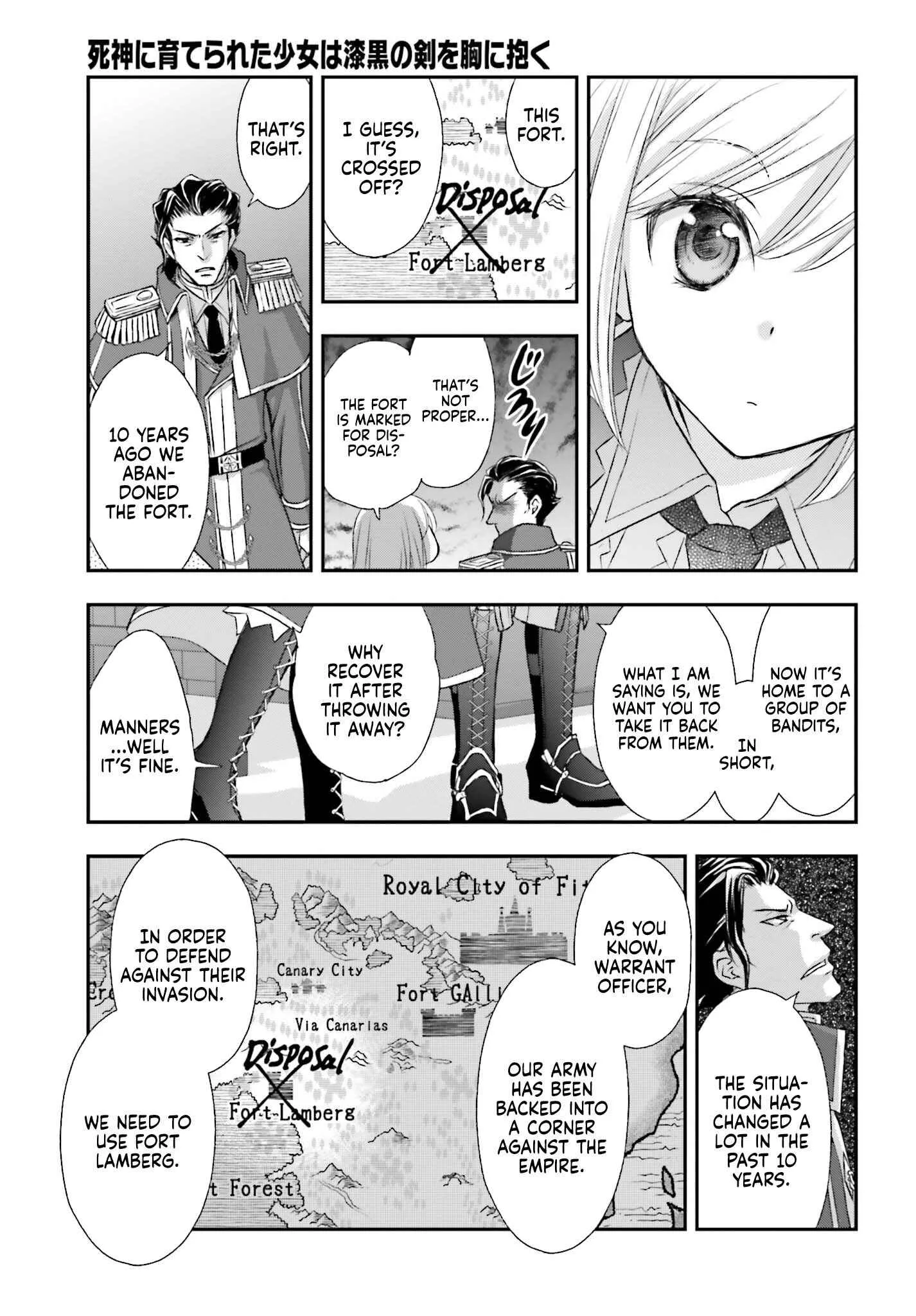 The Little Girl Raised by Death Holds the Sword of Death Tightly Chapter 3 page 24