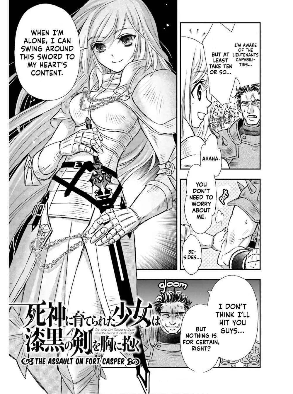 The Little Girl Raised by Death Holds the Sword of Death Tightly Chapter 13 page 4