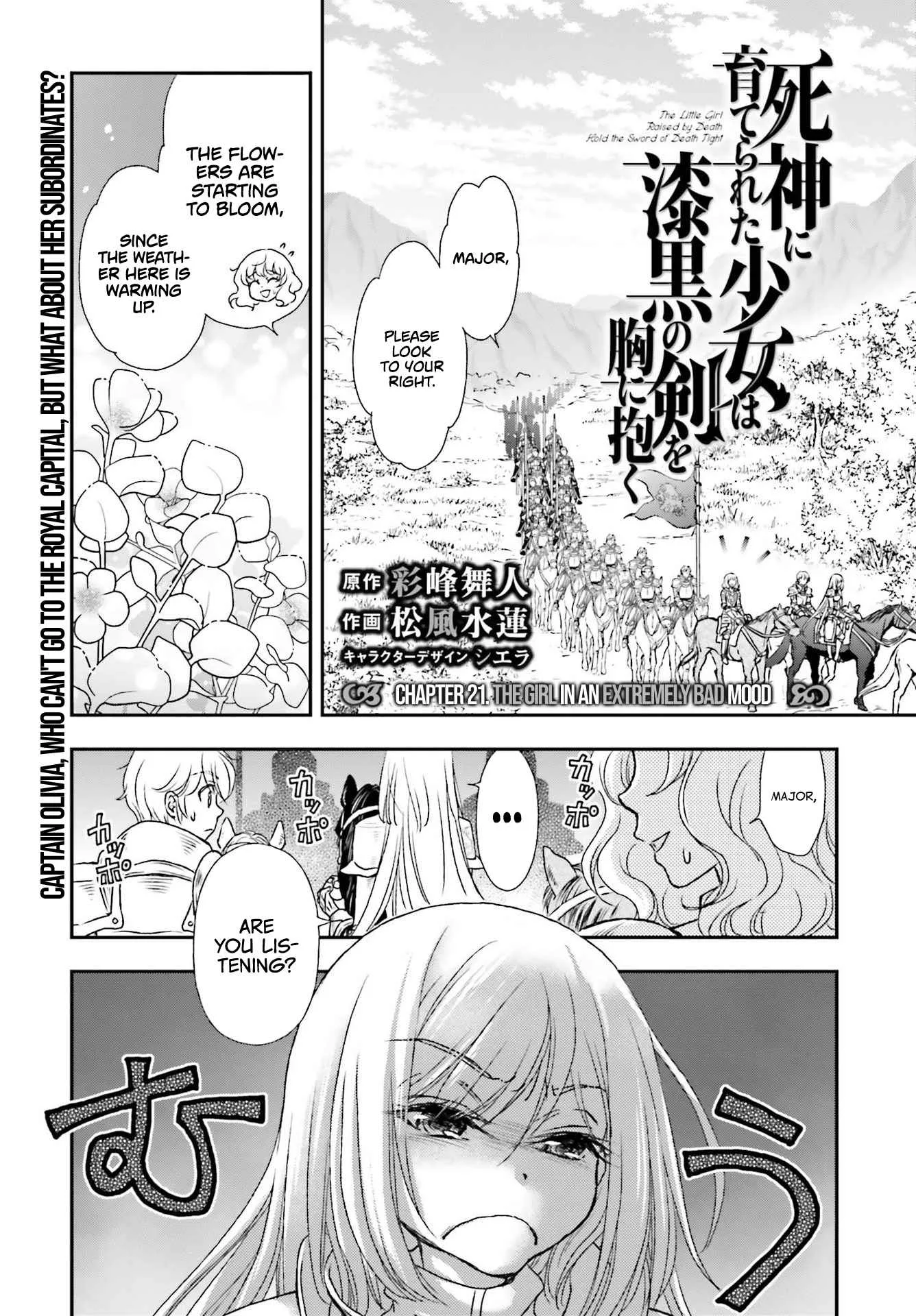 The Little Girl Raised by Death Holds the Sword of Death Tightly Chapter 21 page 2