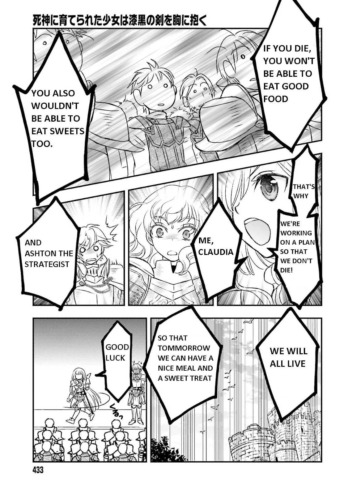 The Little Girl Raised by Death Holds the Sword of Death Tightly Chapter 20 page 21