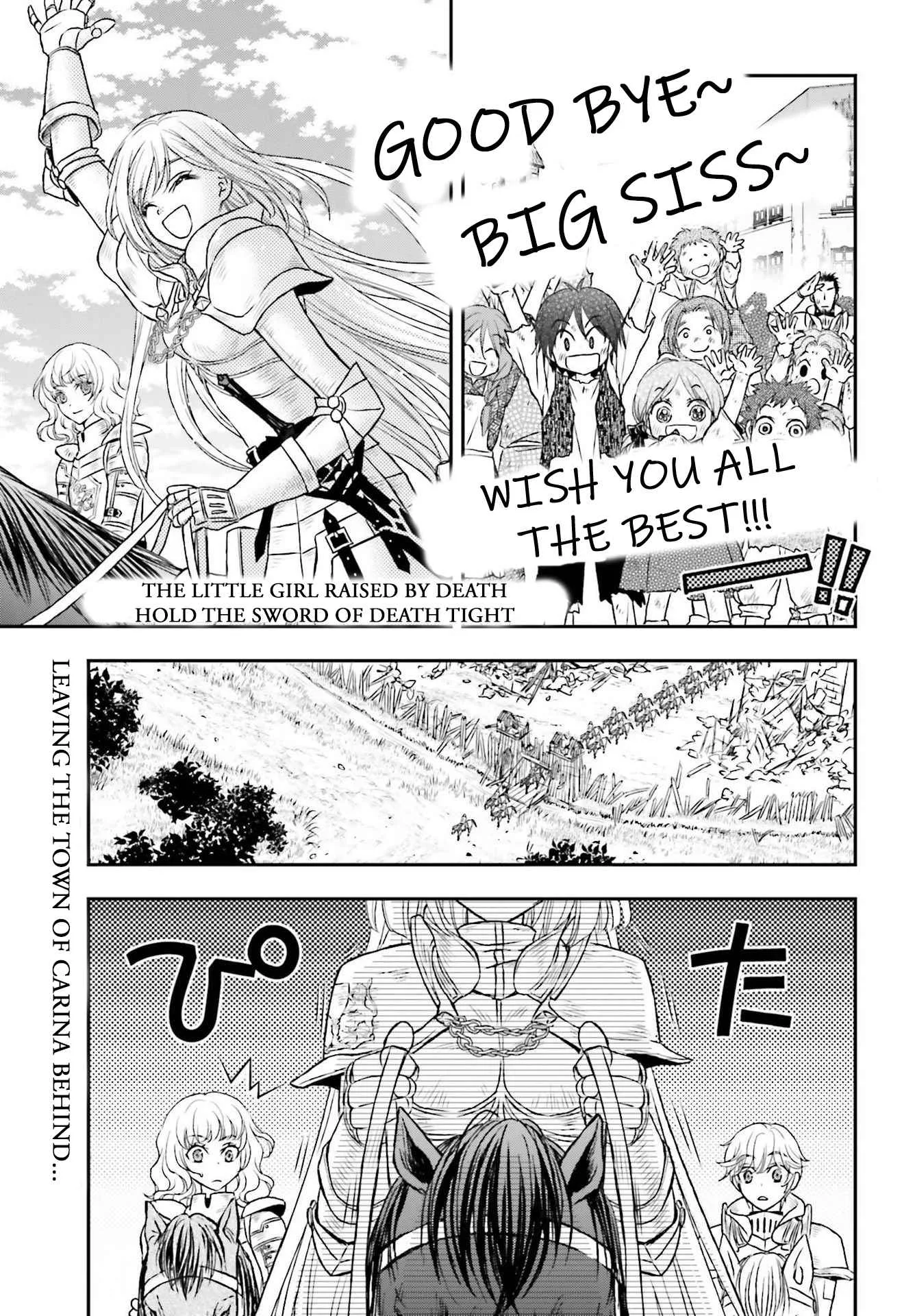 The Little Girl Raised by Death Holds the Sword of Death Tightly Chapter 22 page 1