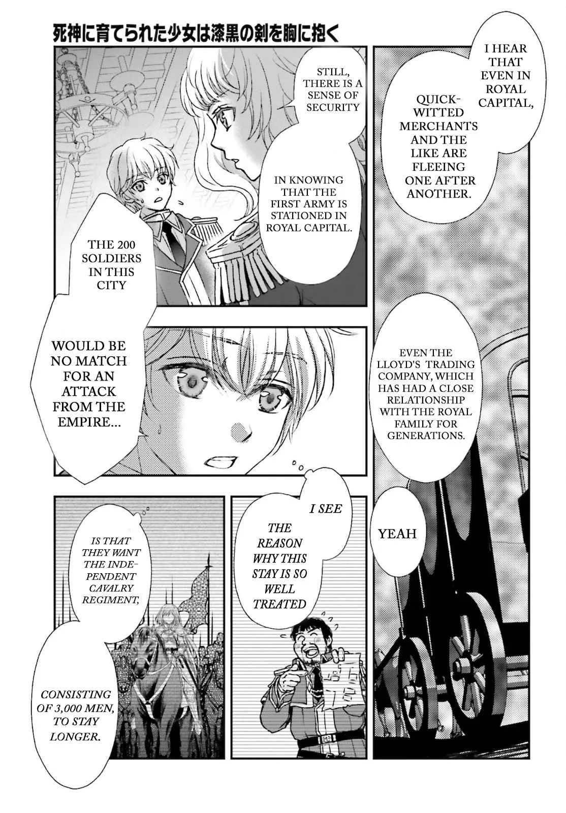 The Little Girl Raised by Death Holds the Sword of Death Tightly Chapter 24 page 9