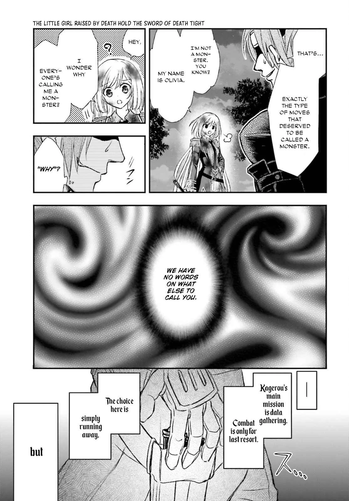 The Little Girl Raised by Death Holds the Sword of Death Tightly Chapter 25 page 9