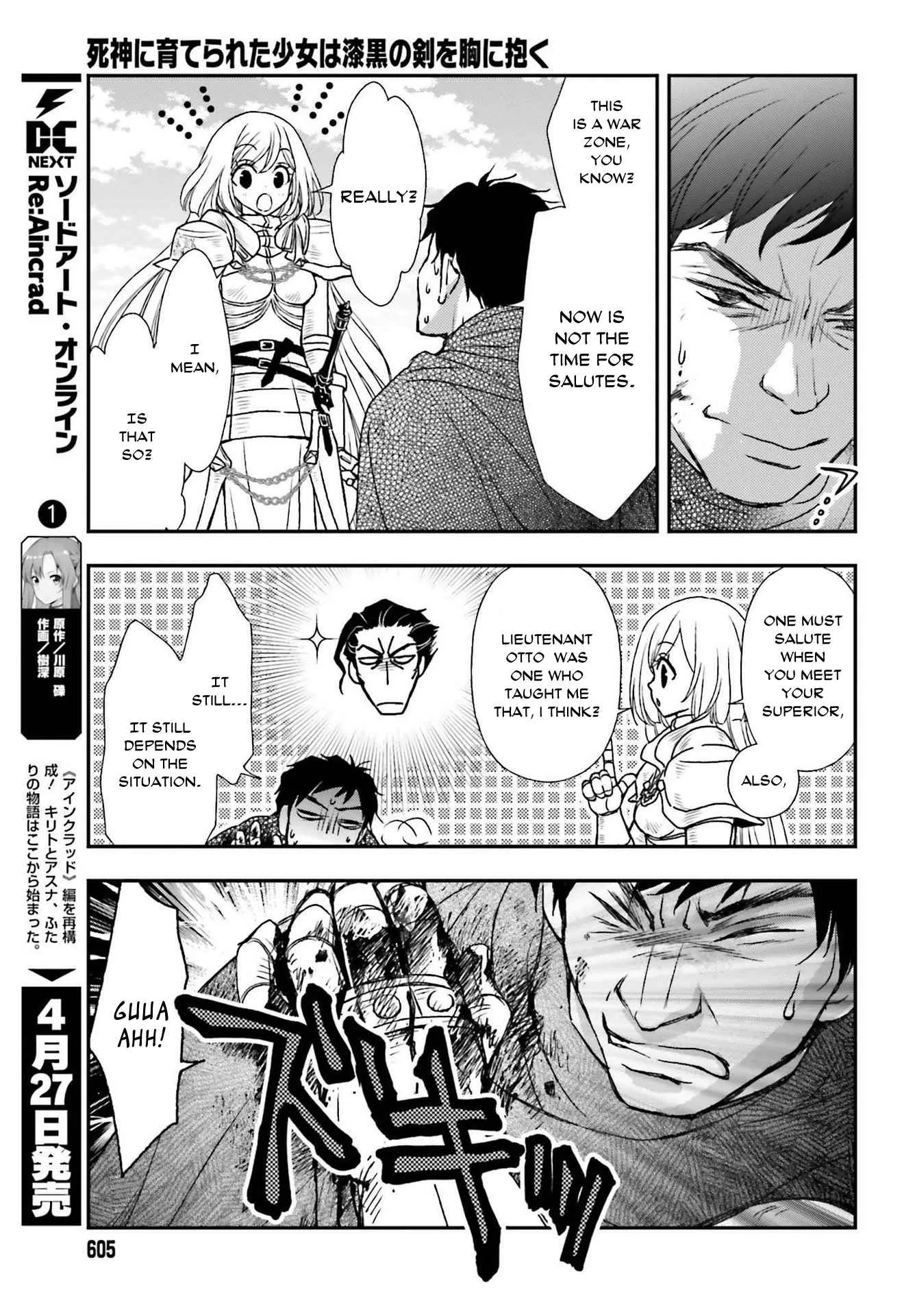 The Little Girl Raised by Death Holds the Sword of Death Tightly Chapter 28 page 13