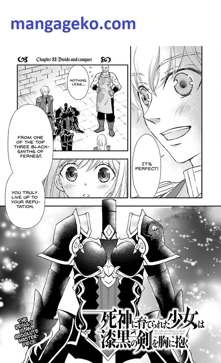 The Little Girl Raised by Death Holds the Sword of Death Tightly Chapter 33 page 1
