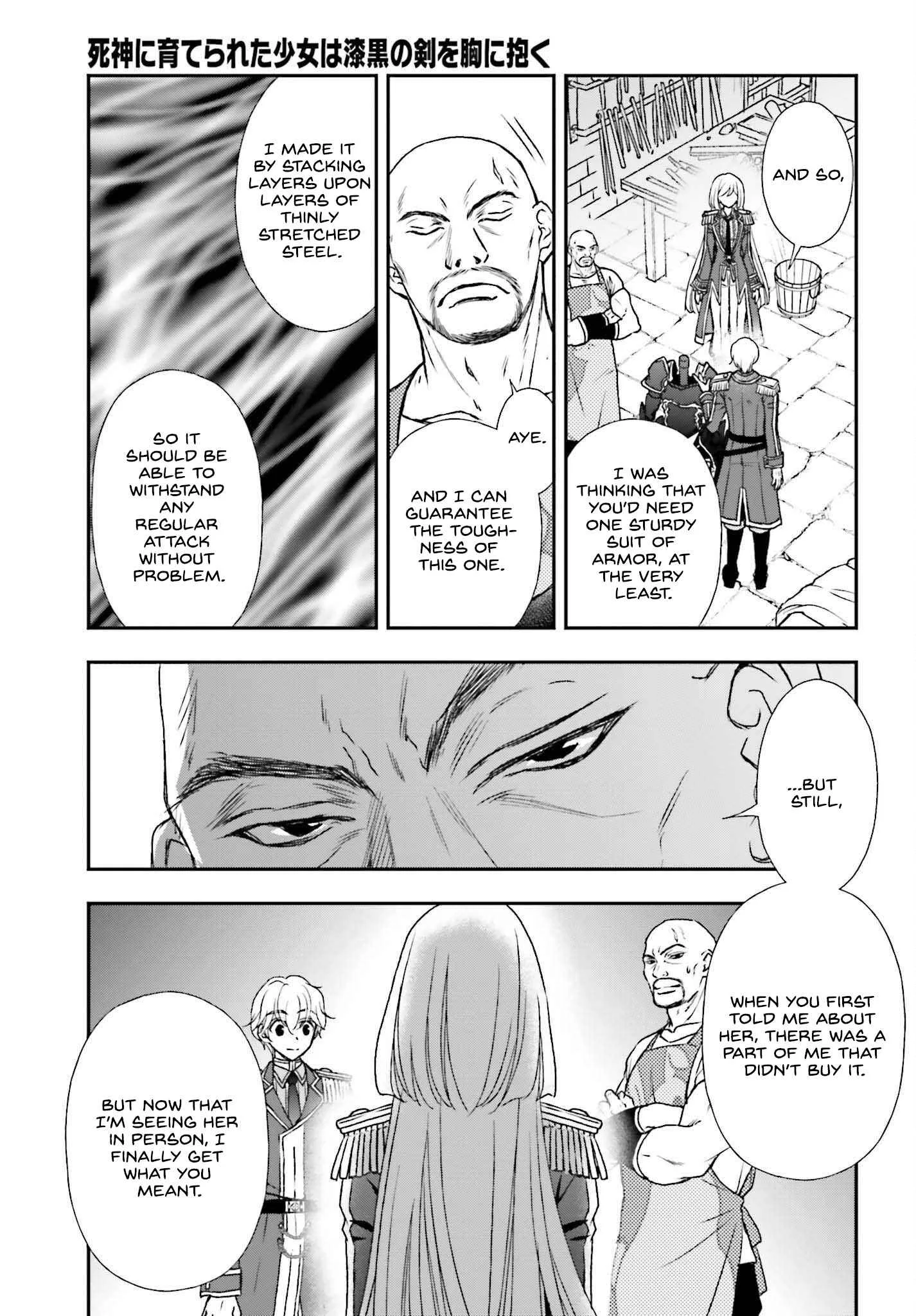 The Little Girl Raised by Death Holds the Sword of Death Tightly Chapter 33 page 3