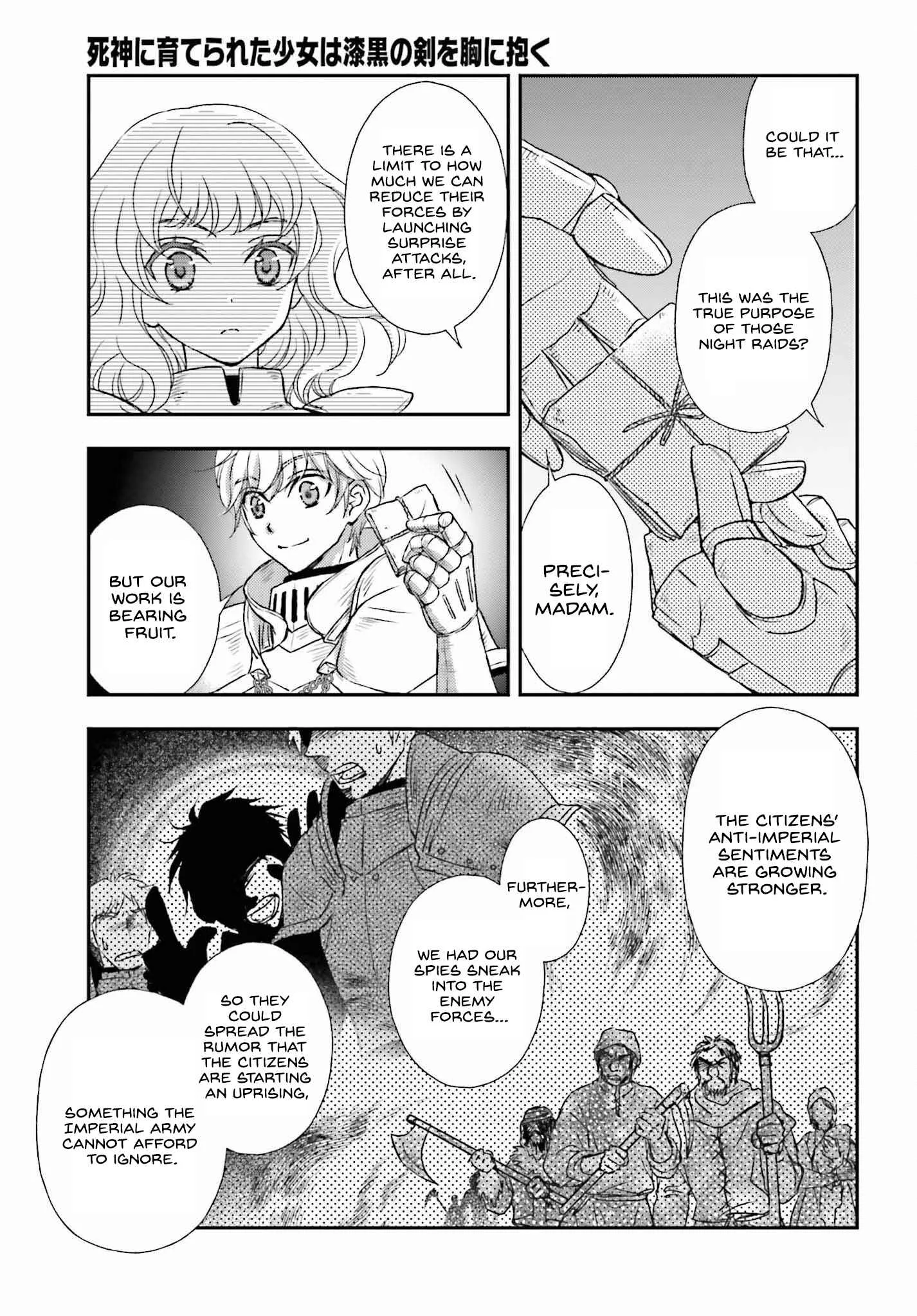The Little Girl Raised by Death Holds the Sword of Death Tightly Chapter 34 page 4