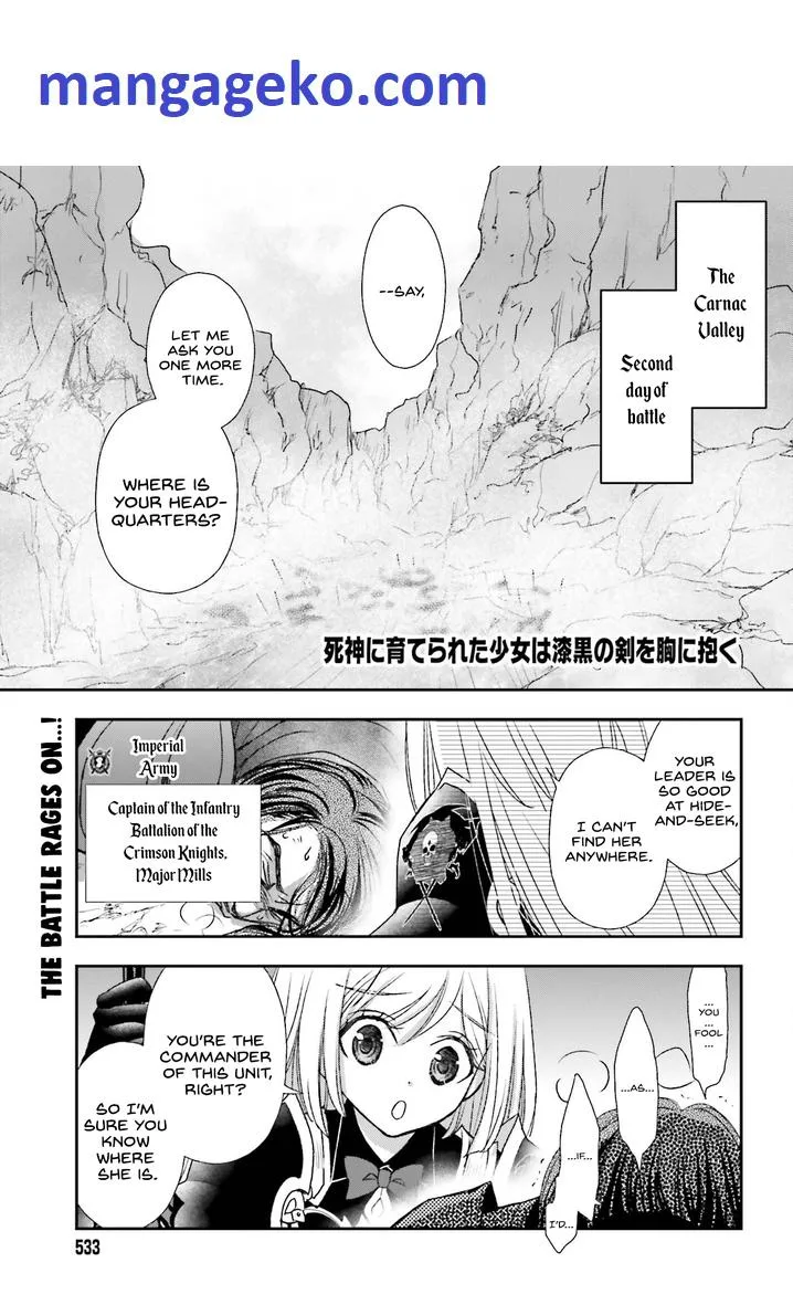The Little Girl Raised by Death Holds the Sword of Death Tightly Chapter 35 page 1
