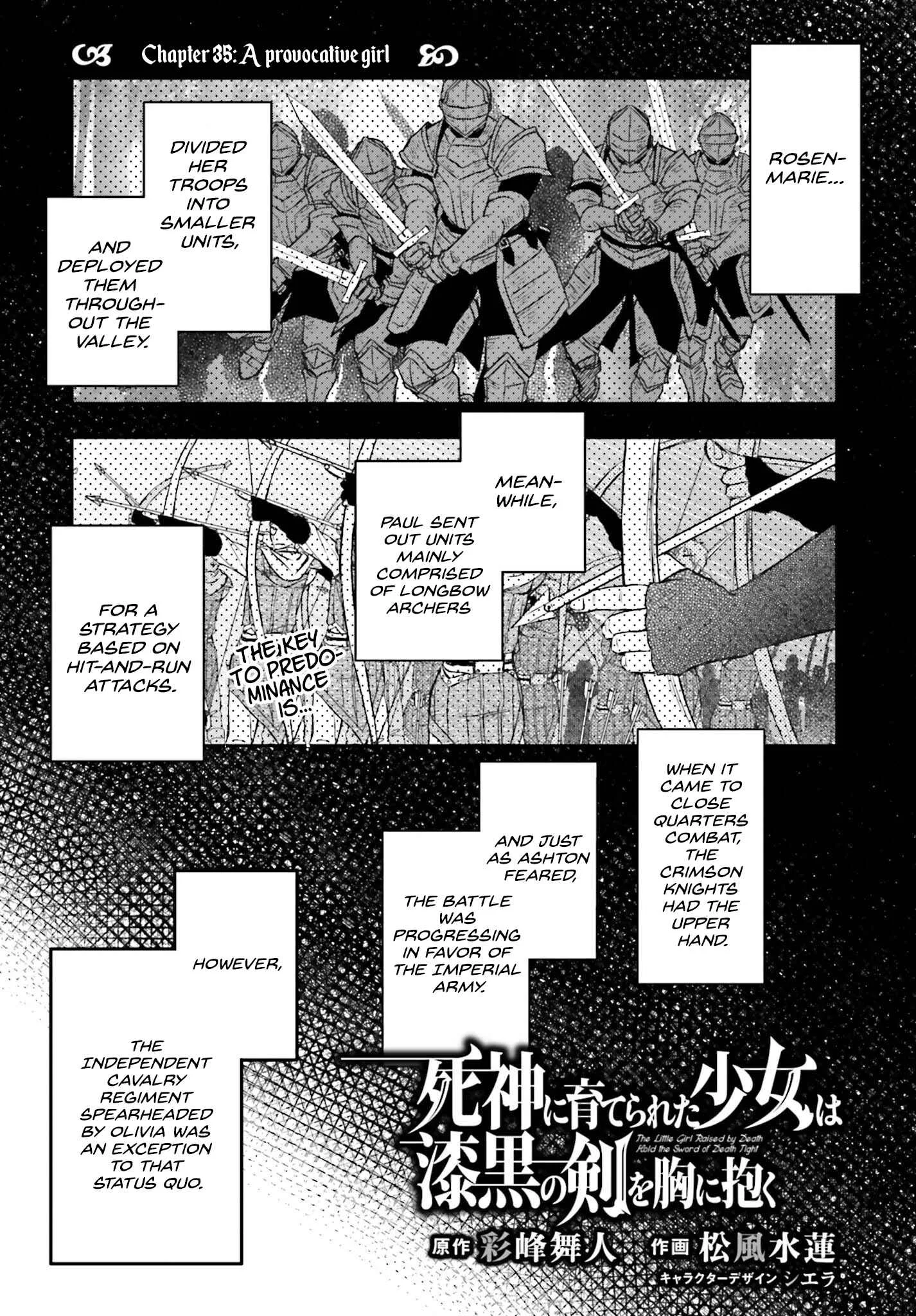 The Little Girl Raised by Death Holds the Sword of Death Tightly Chapter 35 page 3