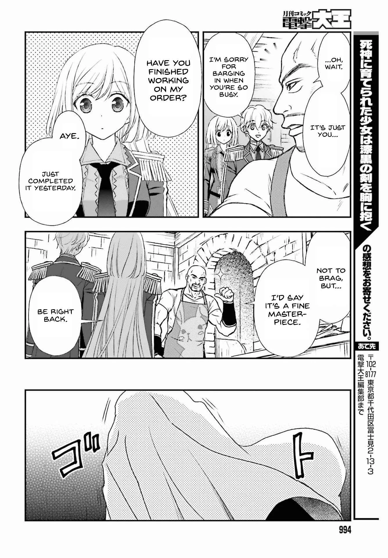 The Little Girl Raised by Death Holds the Sword of Death Tightly Chapter 32 page 18