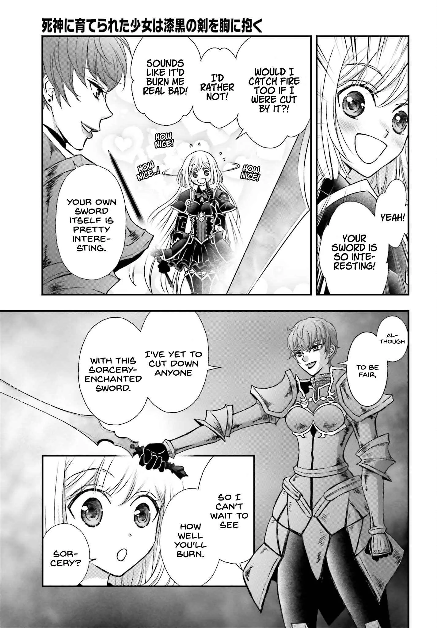 The Little Girl Raised by Death Holds the Sword of Death Tightly Chapter 38 page 9