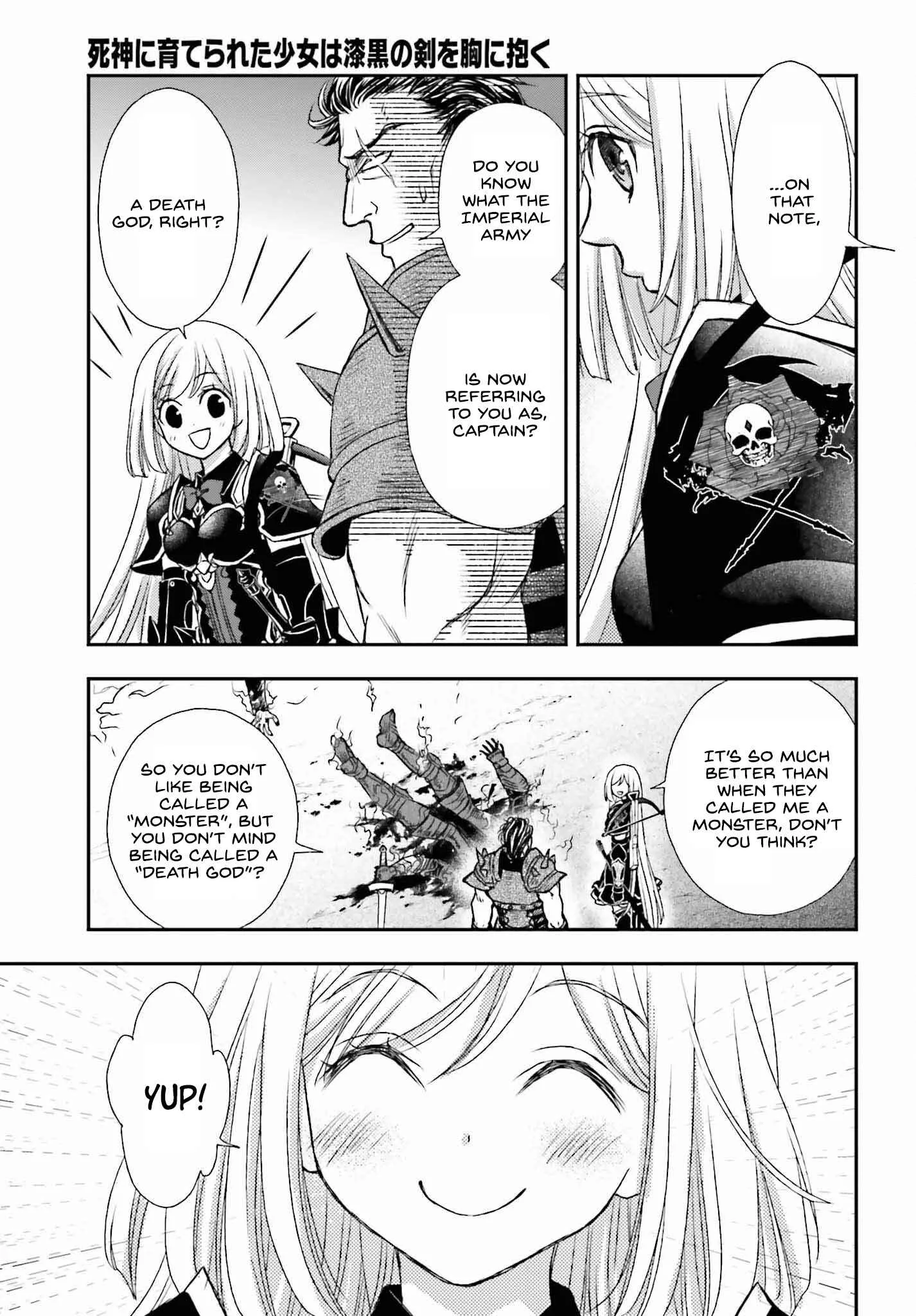 The Little Girl Raised by Death Holds the Sword of Death Tightly Chapter 33.5 page 9