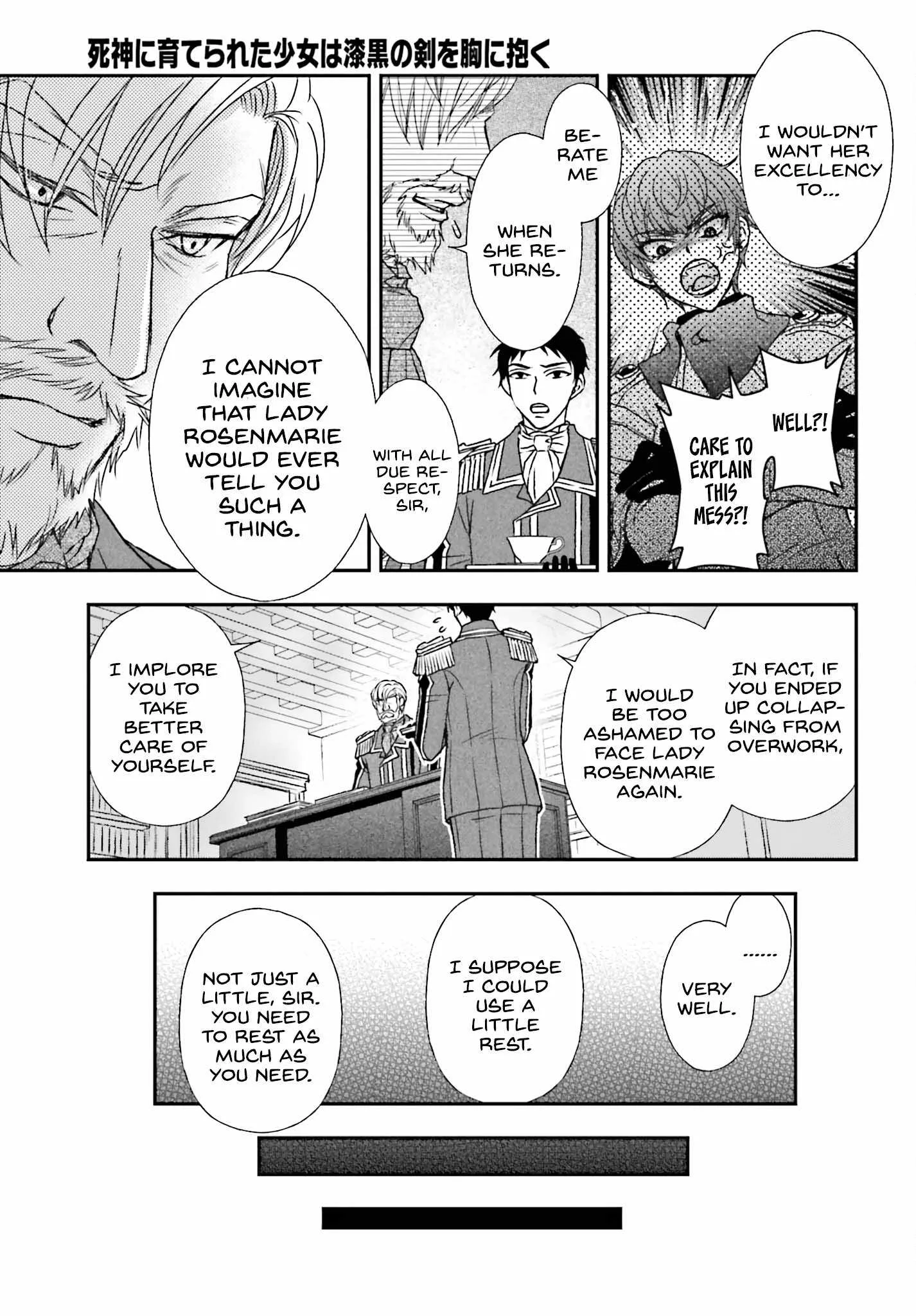 The Little Girl Raised by Death Holds the Sword of Death Tightly Chapter 43 page 5