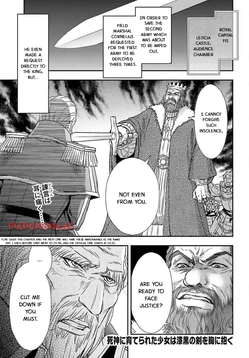 The Little Girl Raised by Death Holds the Sword of Death Tightly Chapter 49 page 1