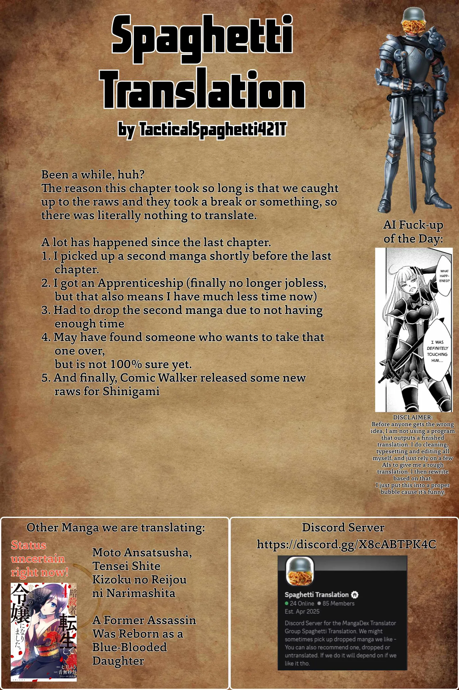 The Little Girl Raised by Death Holds the Sword of Death Tightly Chapter 54 page 17