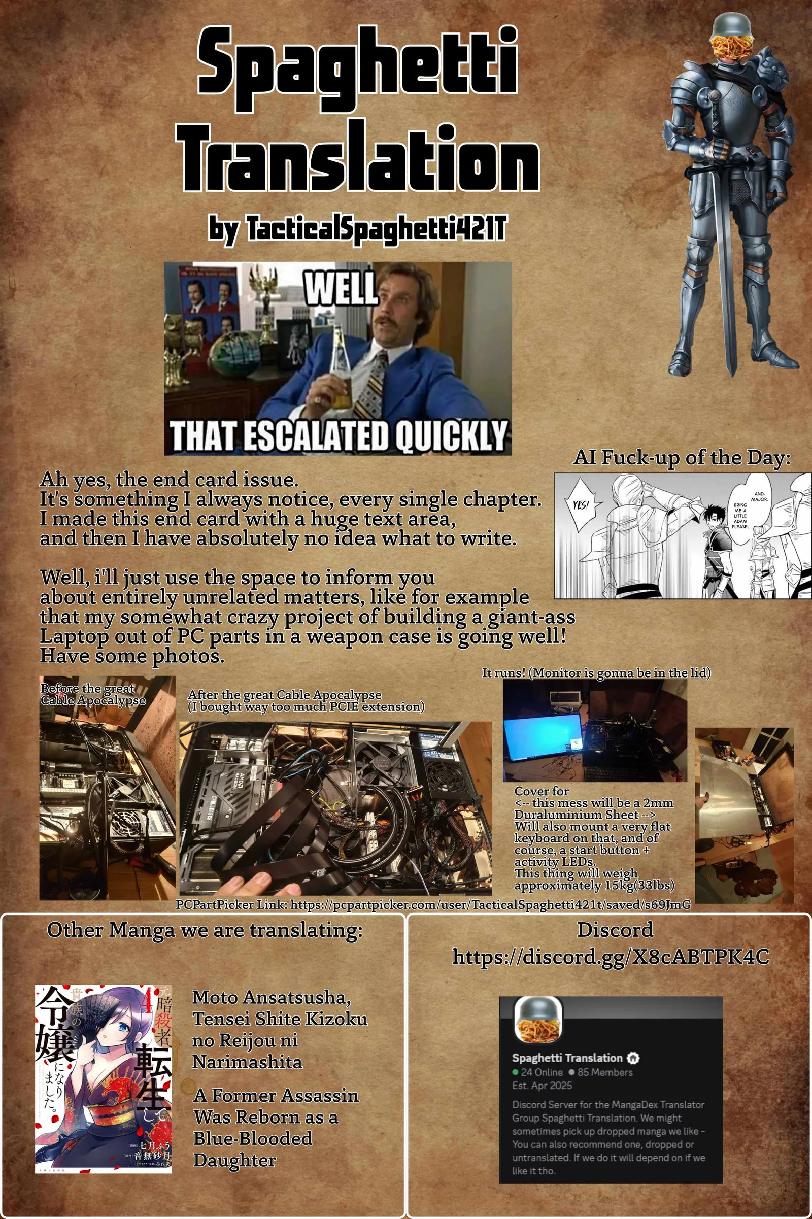 The Little Girl Raised by Death Holds the Sword of Death Tightly Chapter 55.1 page 23