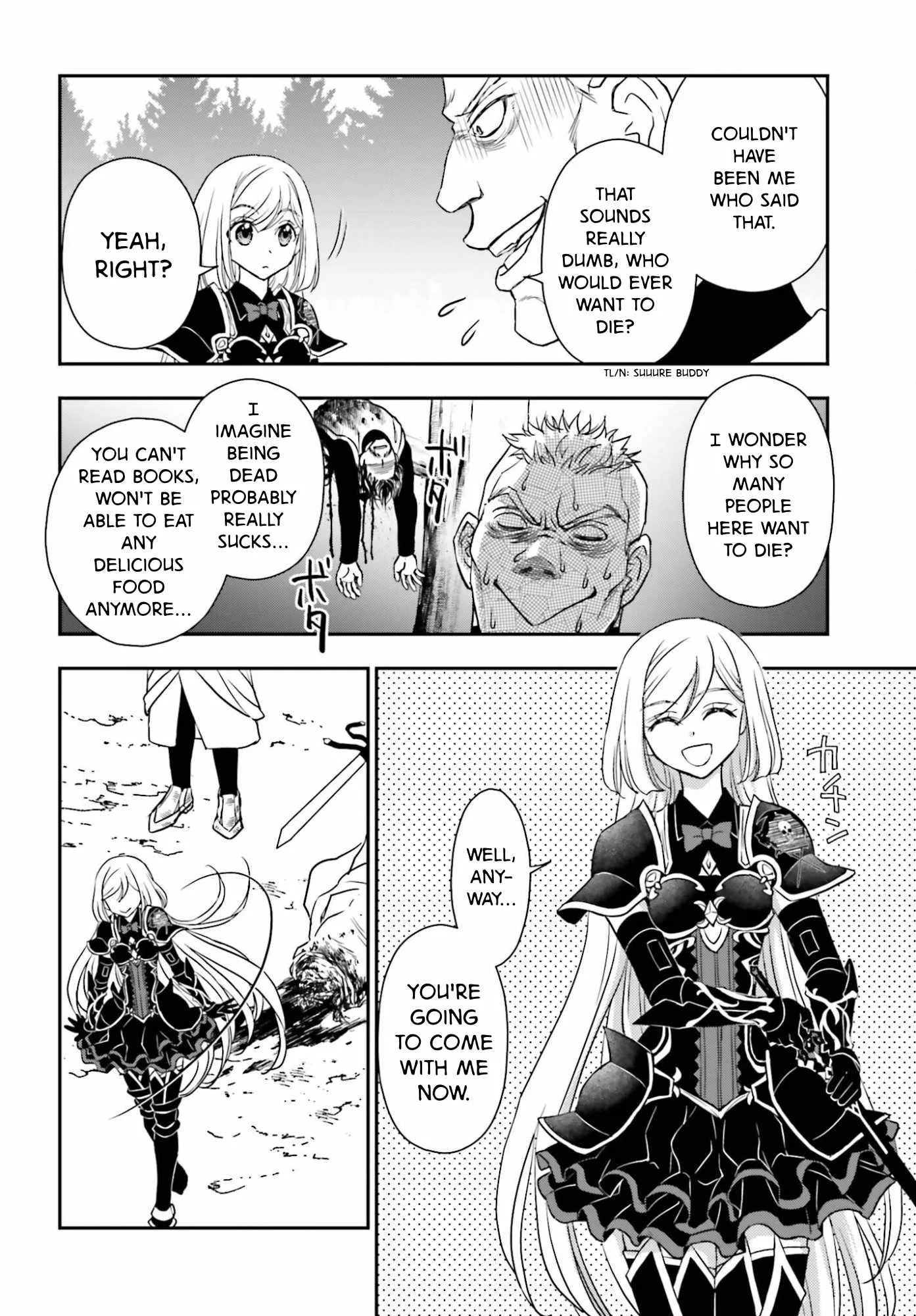 The Little Girl Raised by Death Holds the Sword of Death Tightly Chapter 56.1 page 4