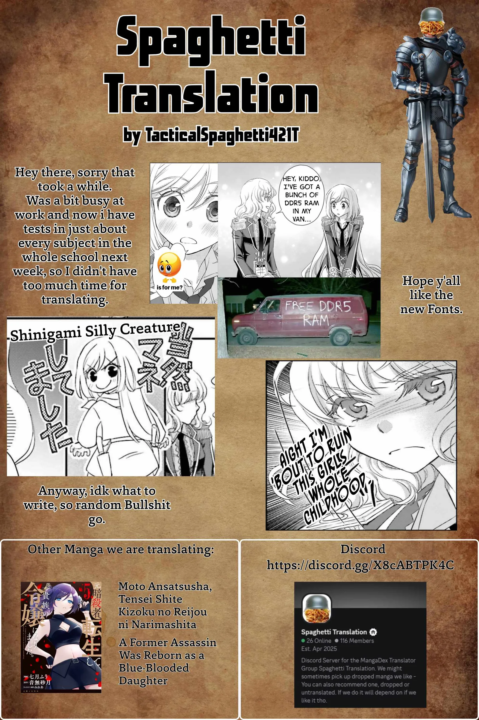 The Little Girl Raised by Death Holds the Sword of Death Tightly Chapter 57.1 page 14