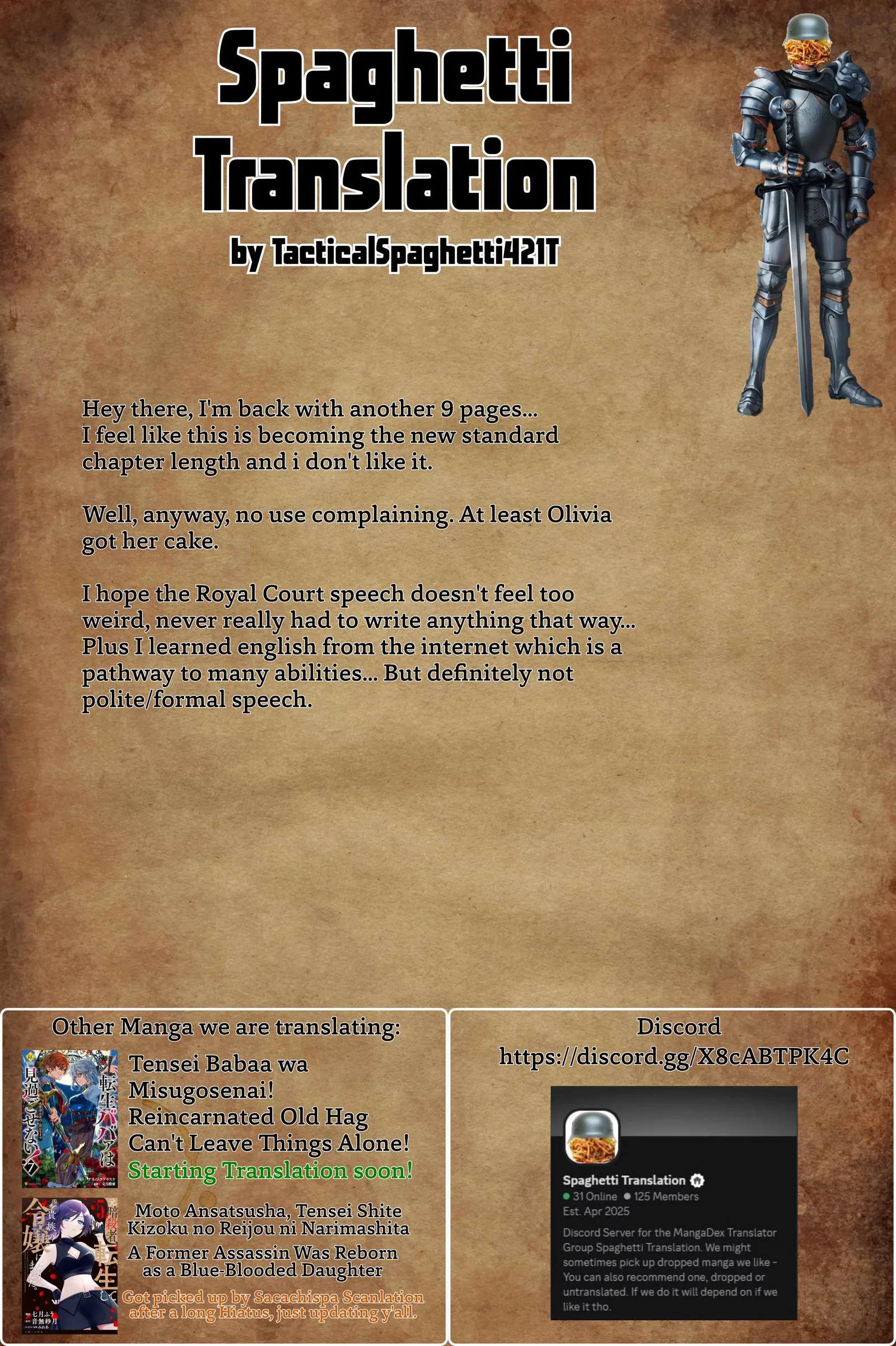The Little Girl Raised by Death Holds the Sword of Death Tightly Chapter 58.1 page 10