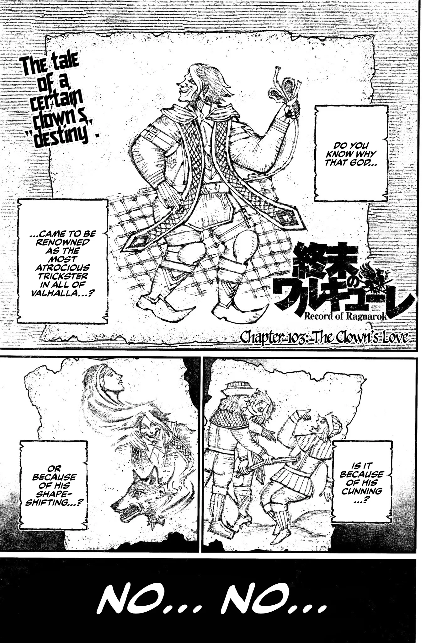 Record of Ragnarok Chapter 103 page 1