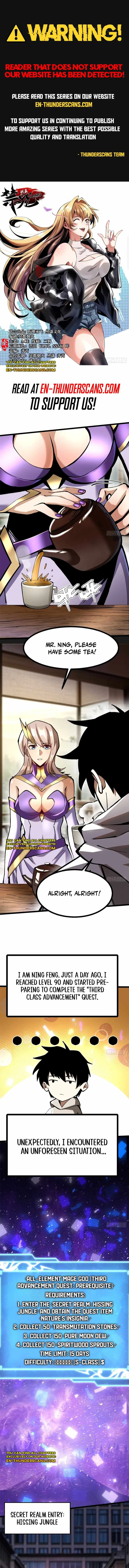 I Really Don’t Want To Learn Forbidden Spells Chapter 95 page 1