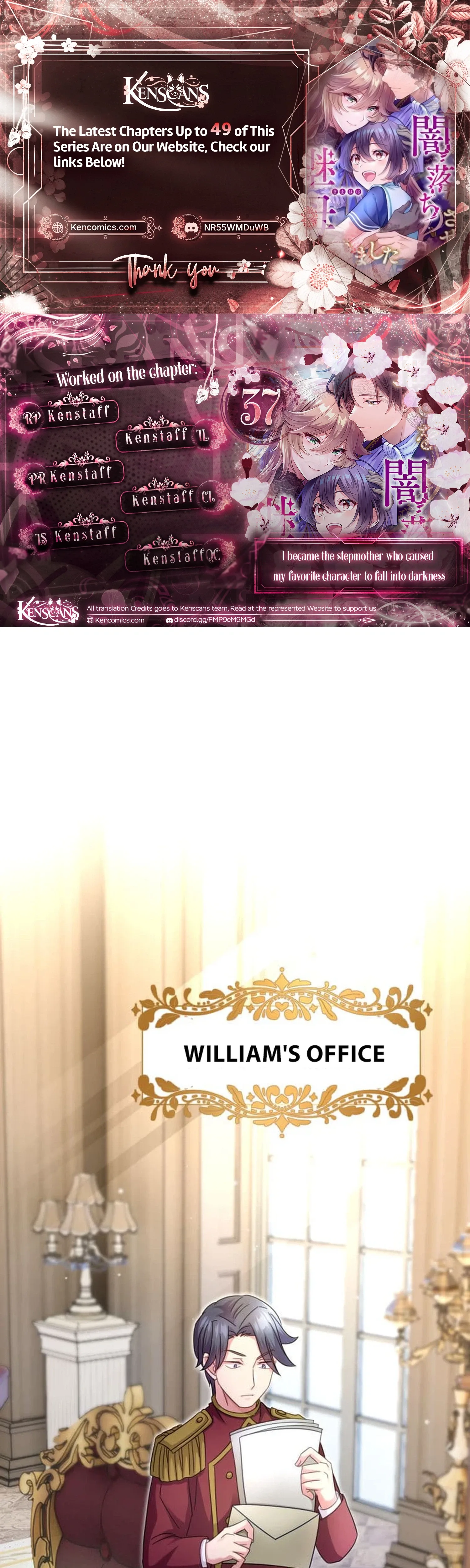 I became the stepmother who caused my favorite character to fall into darkness Chapter 37 page 1