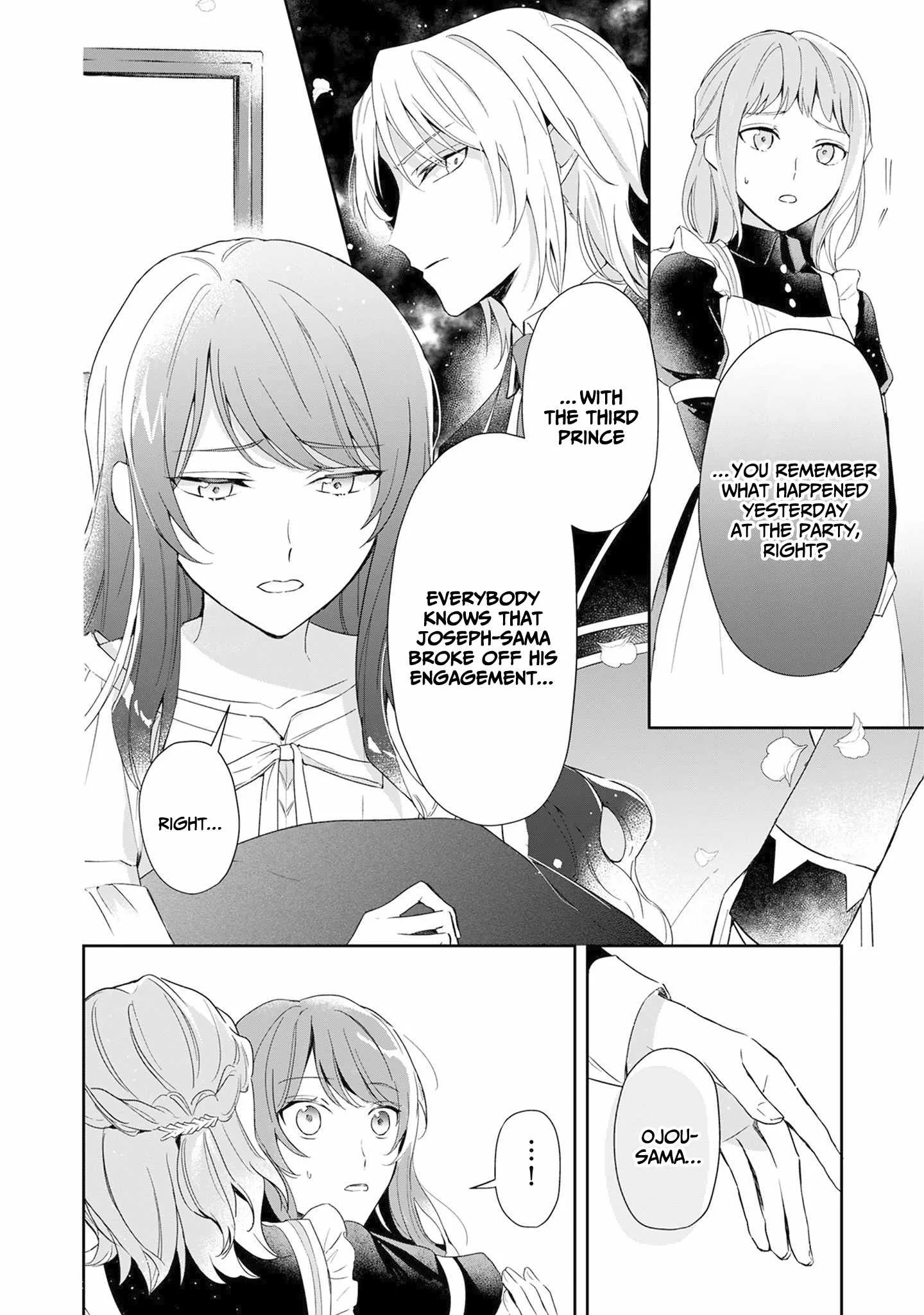 If the villainess and the villain were to meet and fall in love ~It seems the shunned heroine who formed a contract with an unnamed spirit is fighting with the nobleman yet again Chapter 1 page 9