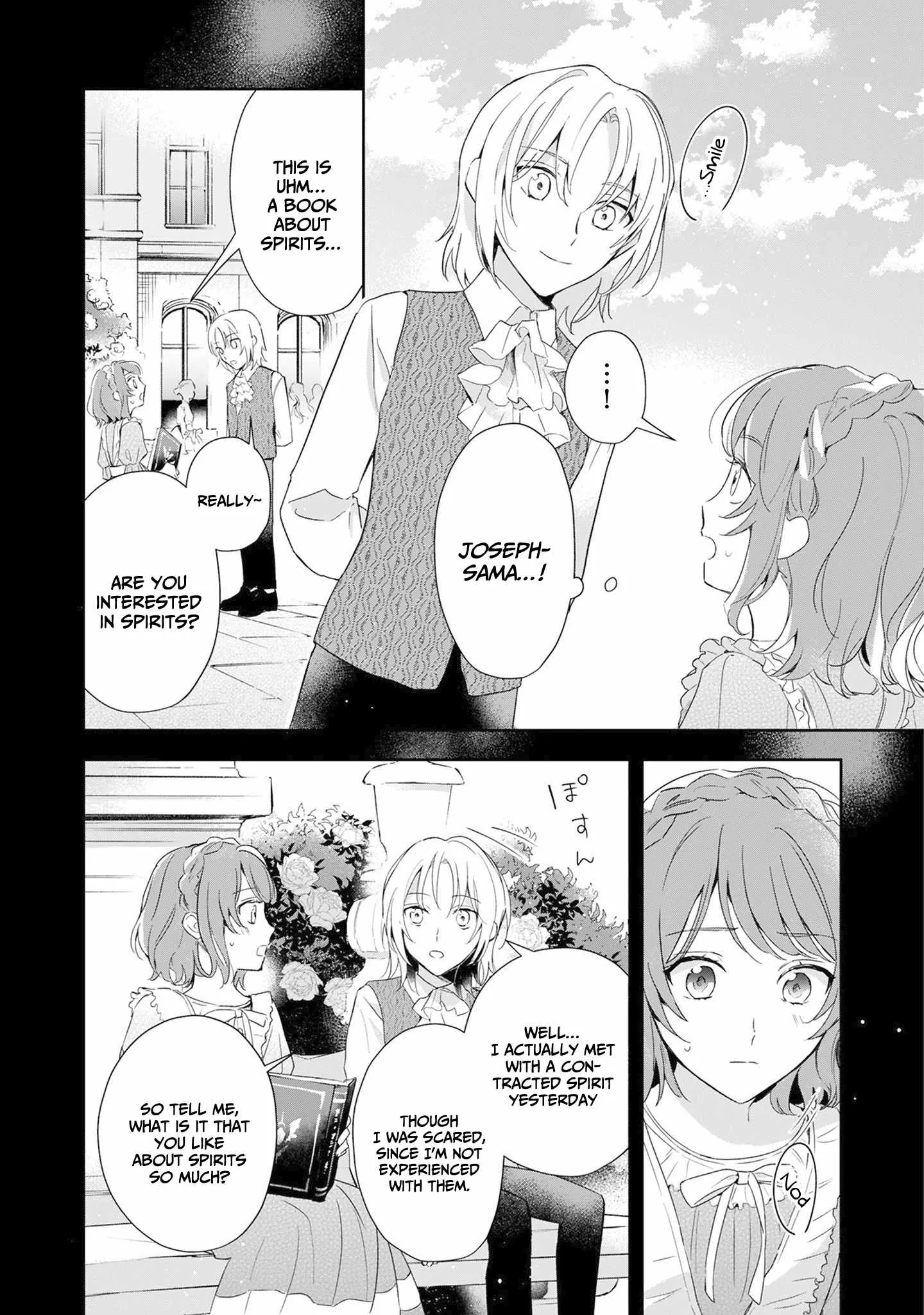 If the villainess and the villain were to meet and fall in love ~It seems the shunned heroine who formed a contract with an unnamed spirit is fighting with the nobleman yet again Chapter 1 page 13