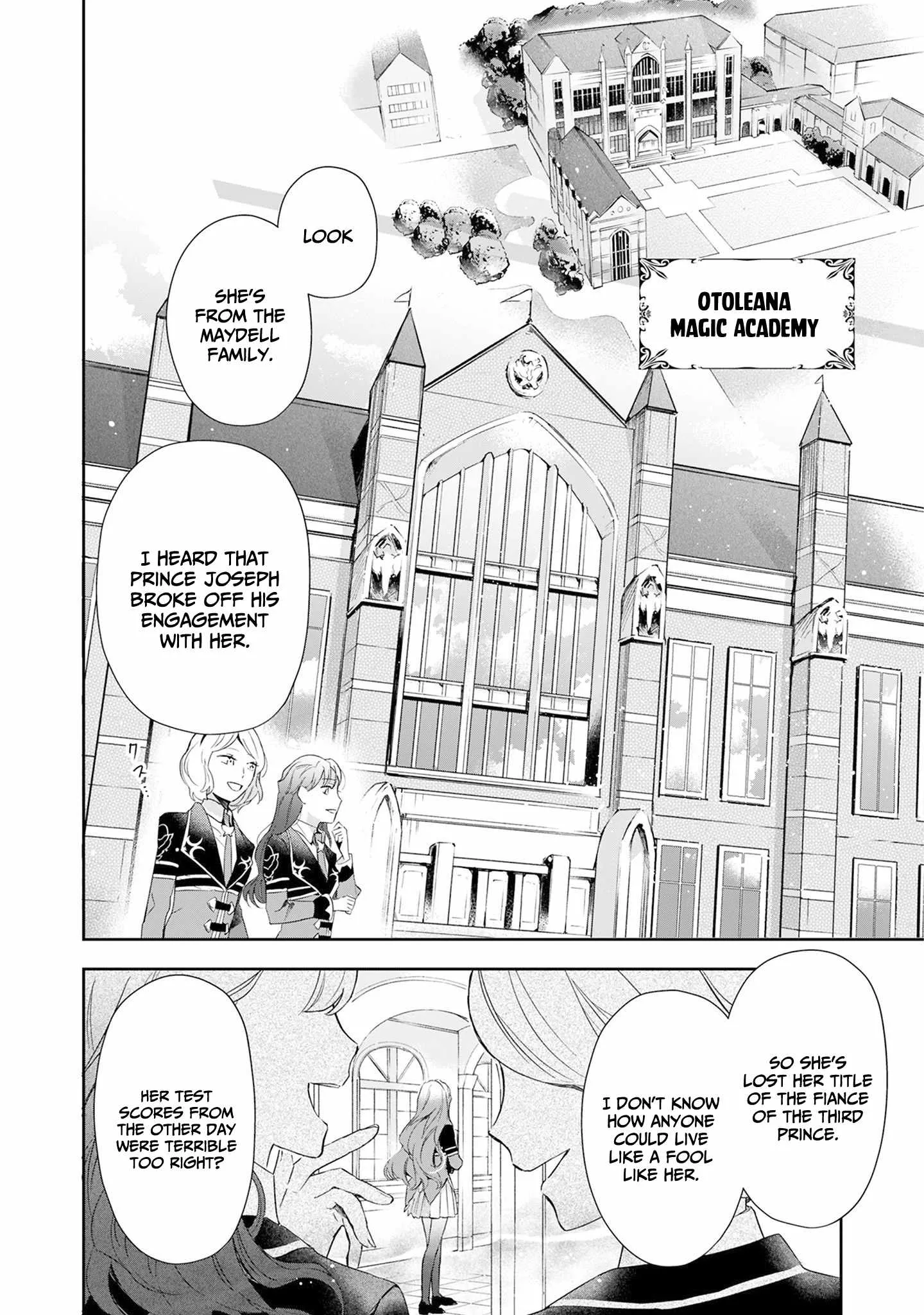 If the villainess and the villain were to meet and fall in love ~It seems the shunned heroine who formed a contract with an unnamed spirit is fighting with the nobleman yet again Chapter 1 page 19