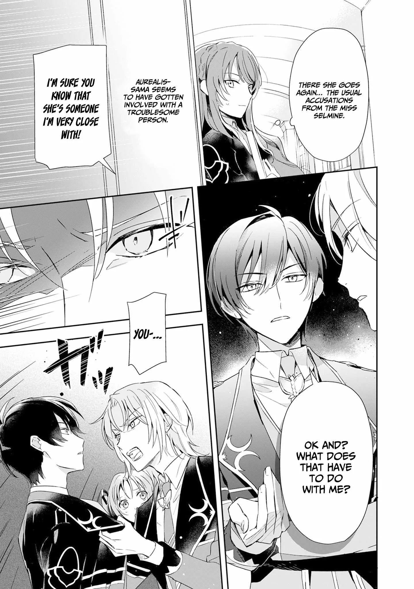 If the villainess and the villain were to meet and fall in love ~It seems the shunned heroine who formed a contract with an unnamed spirit is fighting with the nobleman yet again Chapter 1 page 24