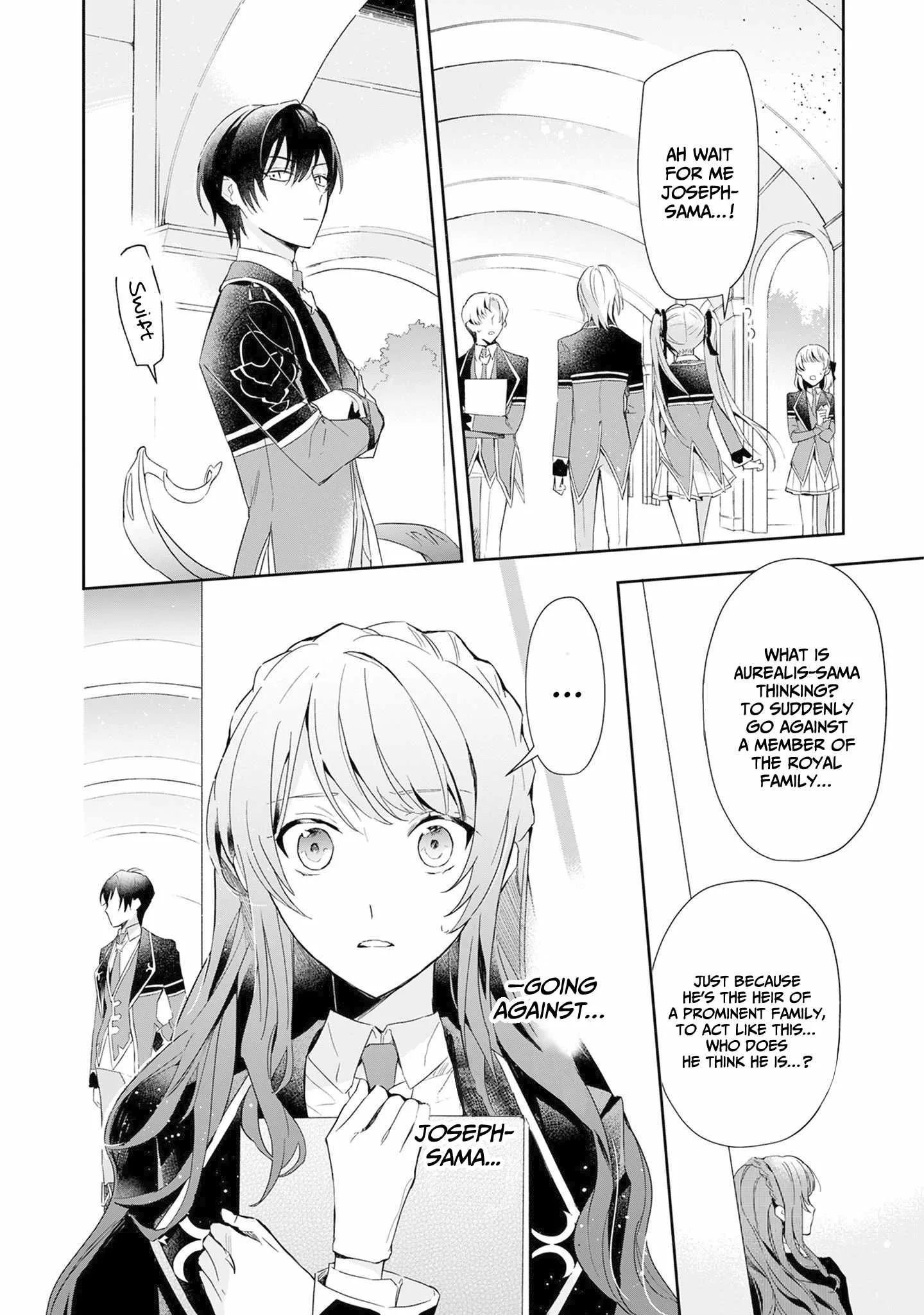 If the villainess and the villain were to meet and fall in love ~It seems the shunned heroine who formed a contract with an unnamed spirit is fighting with the nobleman yet again Chapter 1 page 29
