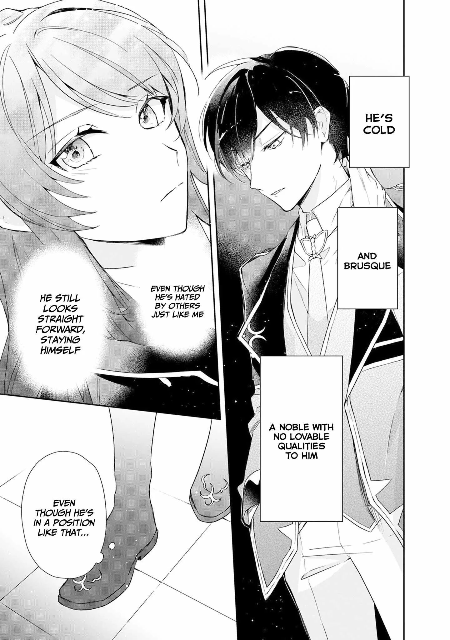 If the villainess and the villain were to meet and fall in love ~It seems the shunned heroine who formed a contract with an unnamed spirit is fighting with the nobleman yet again Chapter 1 page 30