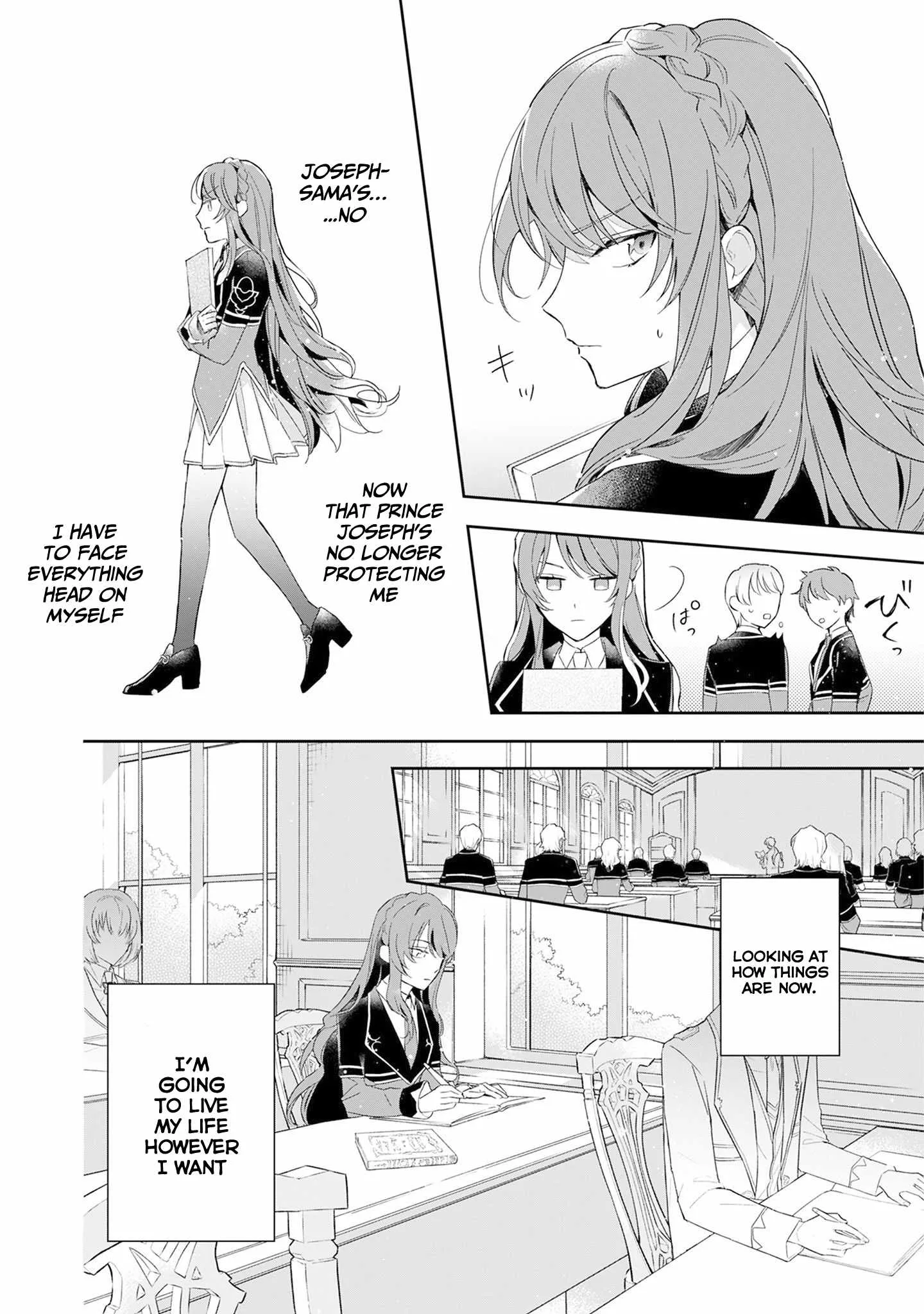 If the villainess and the villain were to meet and fall in love ~It seems the shunned heroine who formed a contract with an unnamed spirit is fighting with the nobleman yet again Chapter 1 page 33