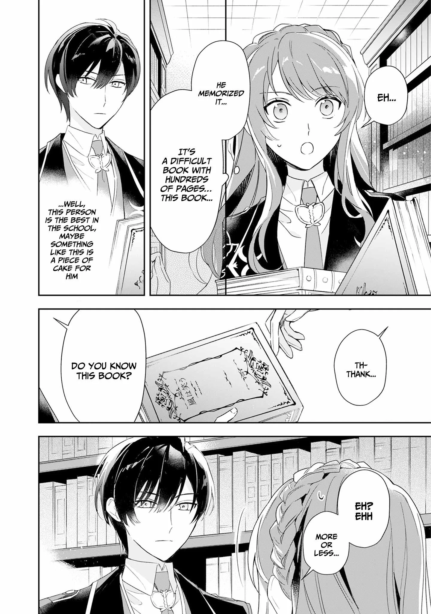 If the villainess and the villain were to meet and fall in love ~It seems the shunned heroine who formed a contract with an unnamed spirit is fighting with the nobleman yet again Chapter 2 page 8
