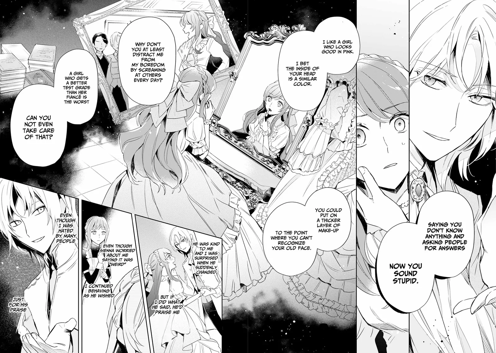 If the villainess and the villain were to meet and fall in love ~It seems the shunned heroine who formed a contract with an unnamed spirit is fighting with the nobleman yet again Chapter 2 page 20