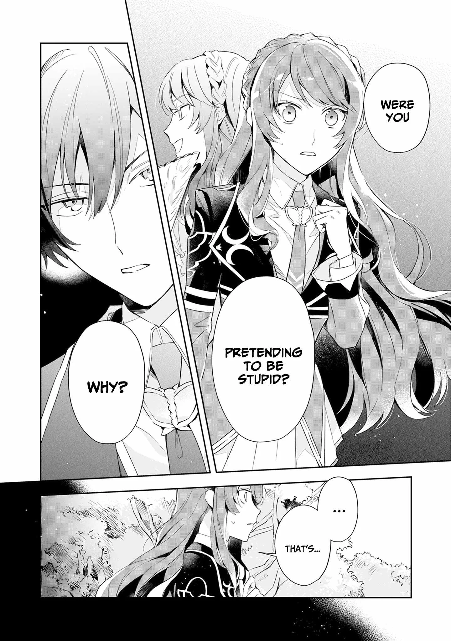 If the villainess and the villain were to meet and fall in love ~It seems the shunned heroine who formed a contract with an unnamed spirit is fighting with the nobleman yet again Chapter 2 page 18