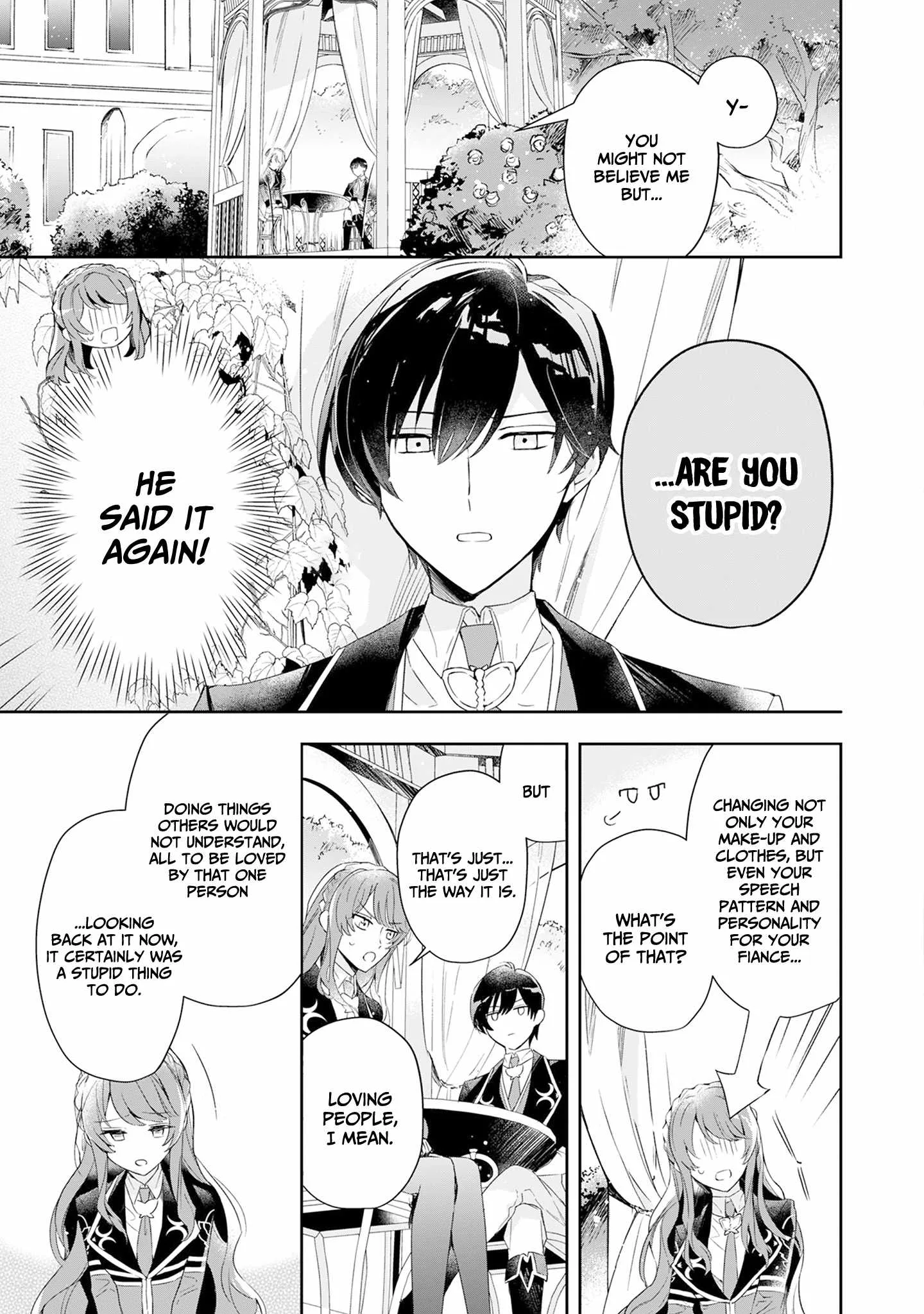 If the villainess and the villain were to meet and fall in love ~It seems the shunned heroine who formed a contract with an unnamed spirit is fighting with the nobleman yet again Chapter 2 page 22