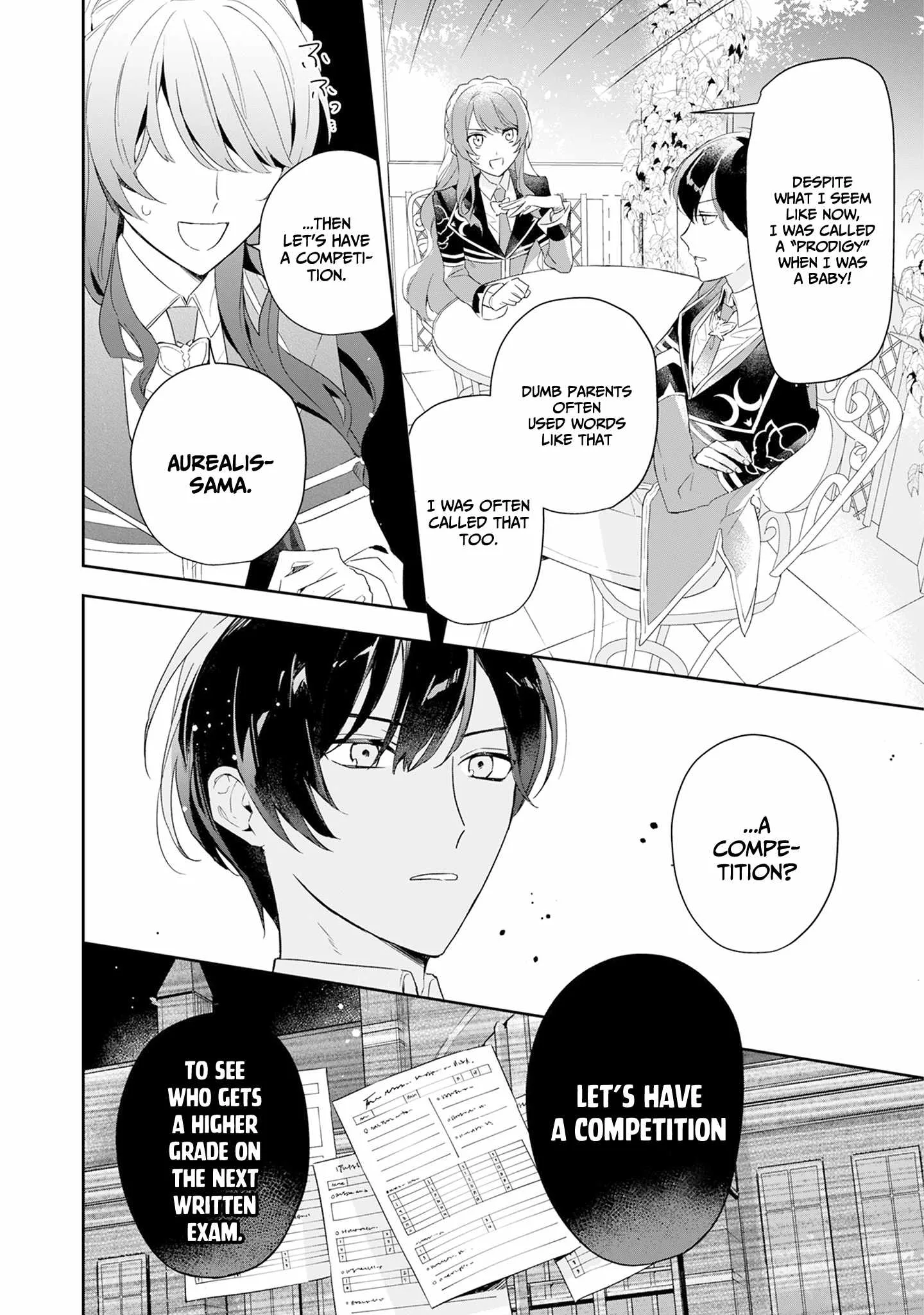 If the villainess and the villain were to meet and fall in love ~It seems the shunned heroine who formed a contract with an unnamed spirit is fighting with the nobleman yet again Chapter 2 page 25