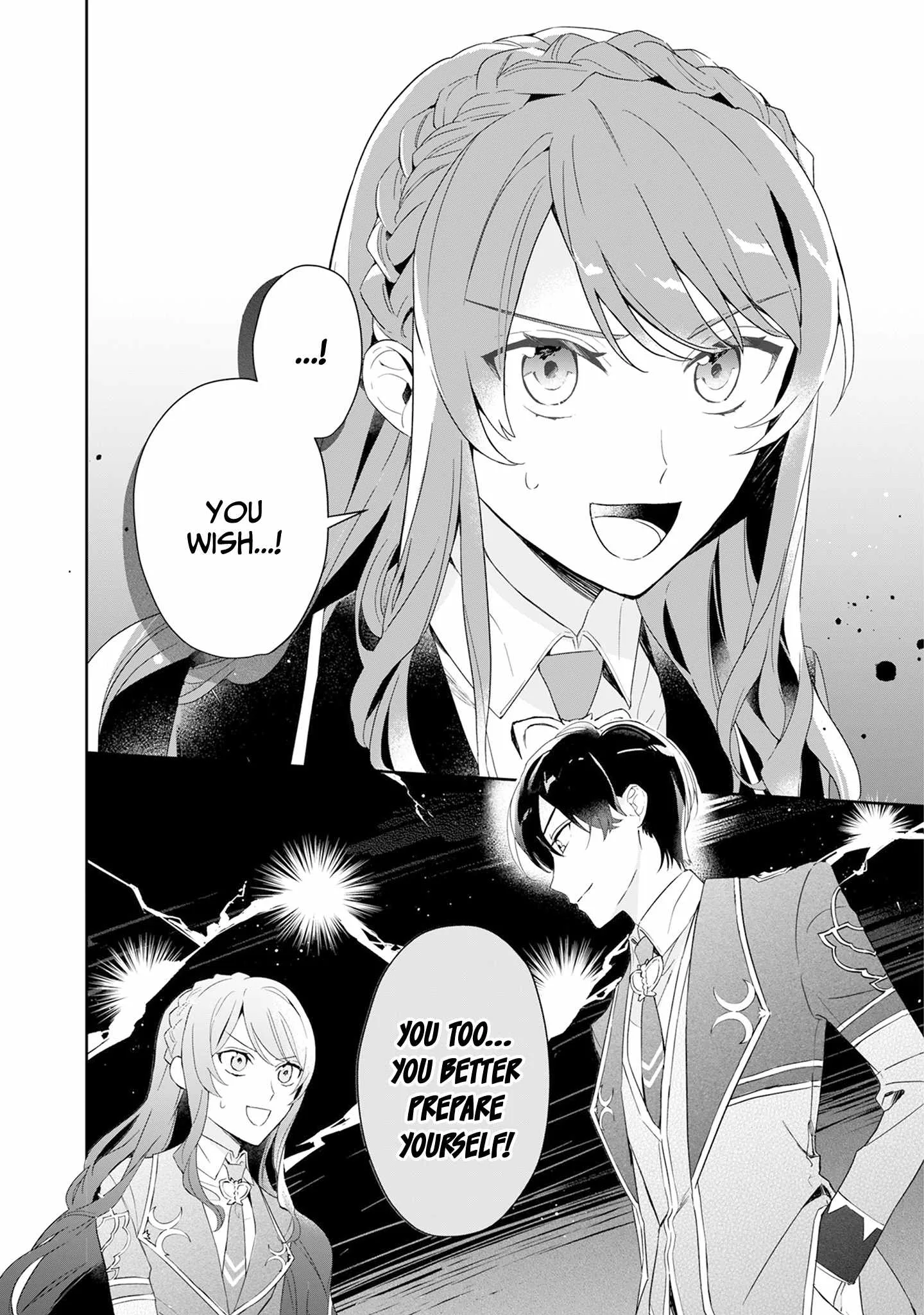 If the villainess and the villain were to meet and fall in love ~It seems the shunned heroine who formed a contract with an unnamed spirit is fighting with the nobleman yet again Chapter 2 page 29