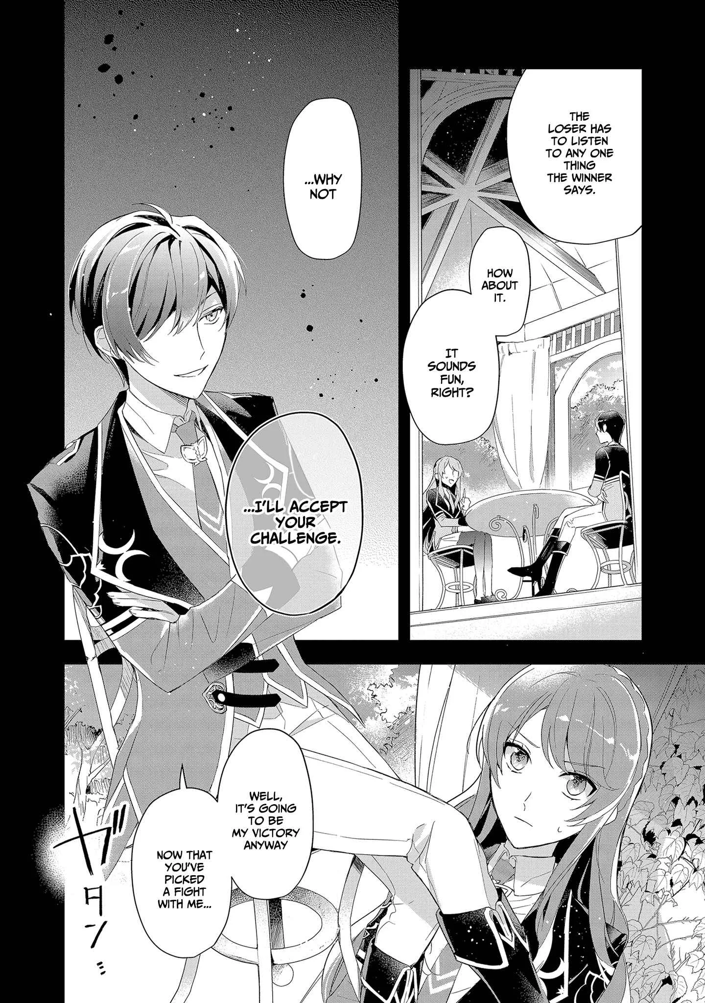 If the villainess and the villain were to meet and fall in love ~It seems the shunned heroine who formed a contract with an unnamed spirit is fighting with the nobleman yet again Chapter 3 page 5