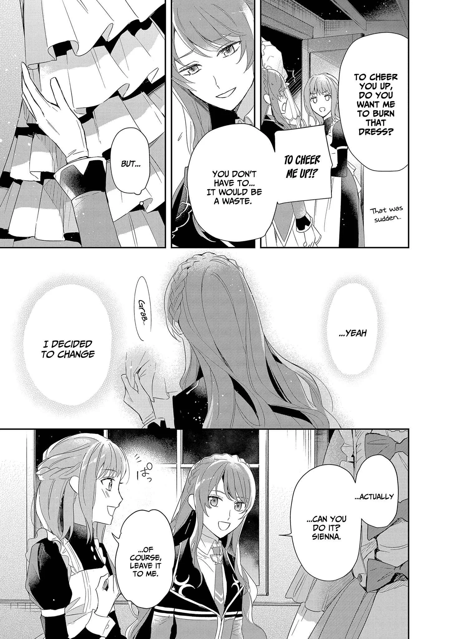 If the villainess and the villain were to meet and fall in love ~It seems the shunned heroine who formed a contract with an unnamed spirit is fighting with the nobleman yet again Chapter 3 page 10