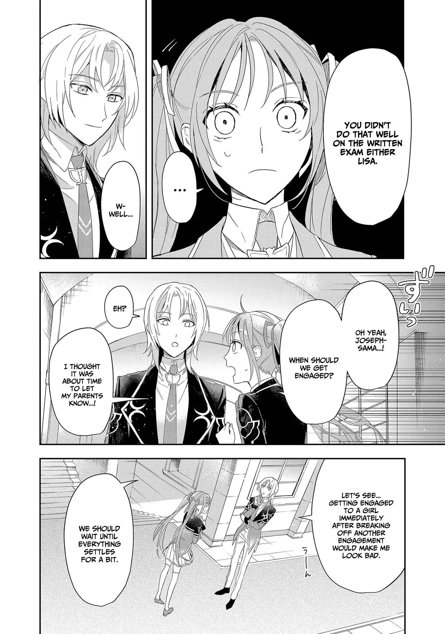 If the villainess and the villain were to meet and fall in love ~It seems the shunned heroine who formed a contract with an unnamed spirit is fighting with the nobleman yet again Chapter 3 page 17