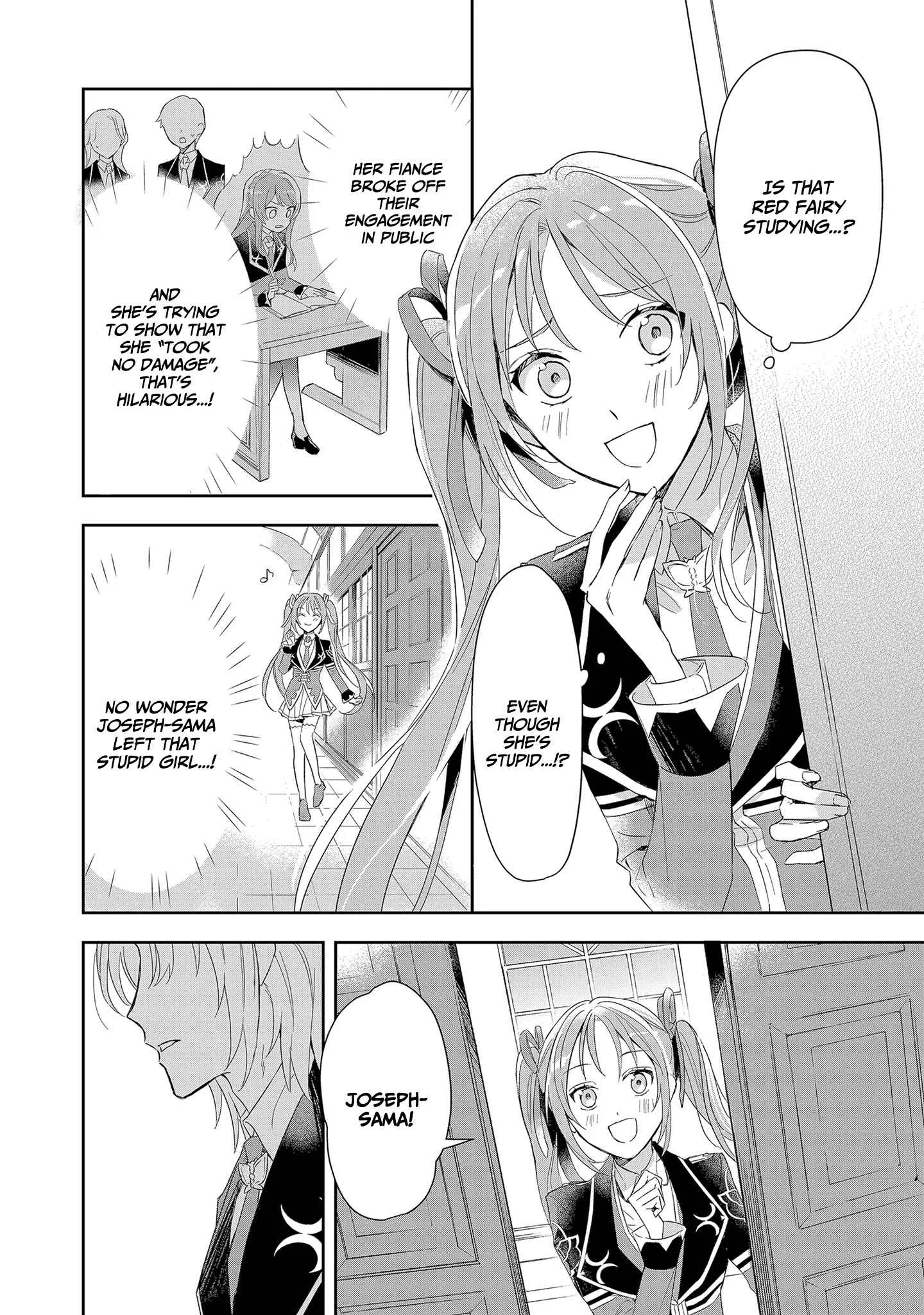 If the villainess and the villain were to meet and fall in love ~It seems the shunned heroine who formed a contract with an unnamed spirit is fighting with the nobleman yet again Chapter 3 page 13