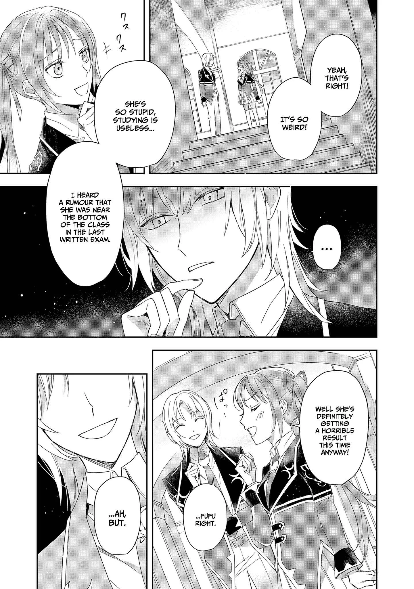 If the villainess and the villain were to meet and fall in love ~It seems the shunned heroine who formed a contract with an unnamed spirit is fighting with the nobleman yet again Chapter 3 page 16
