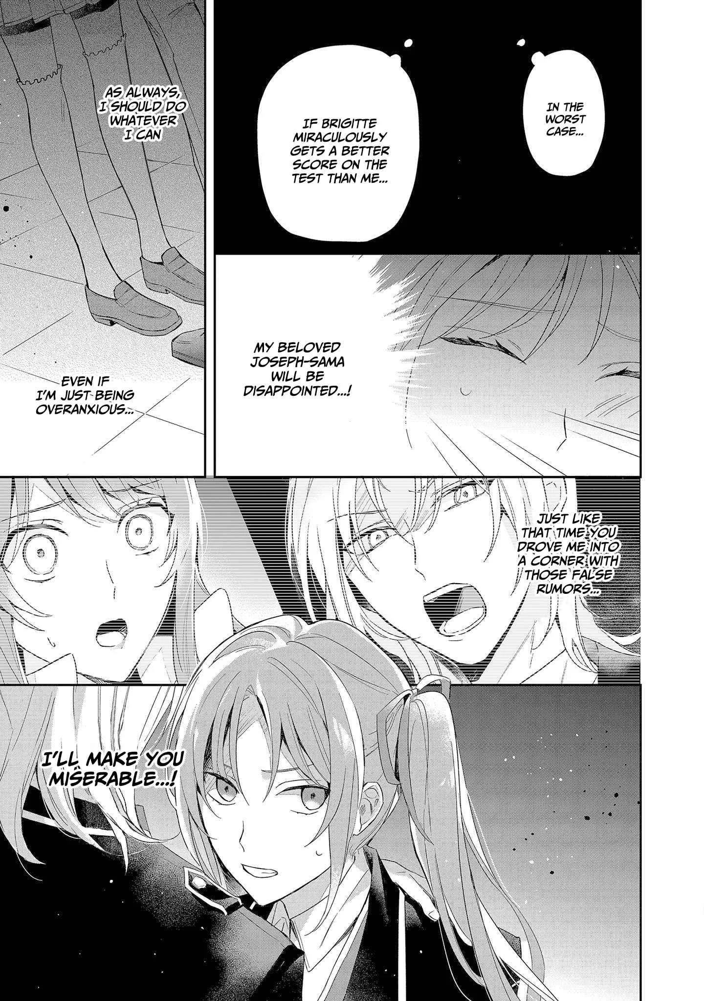 If the villainess and the villain were to meet and fall in love ~It seems the shunned heroine who formed a contract with an unnamed spirit is fighting with the nobleman yet again Chapter 3 page 20